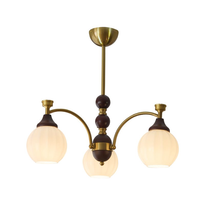 Illoros Traditioneller Eleganter Holzkronleuchter-Letslighting