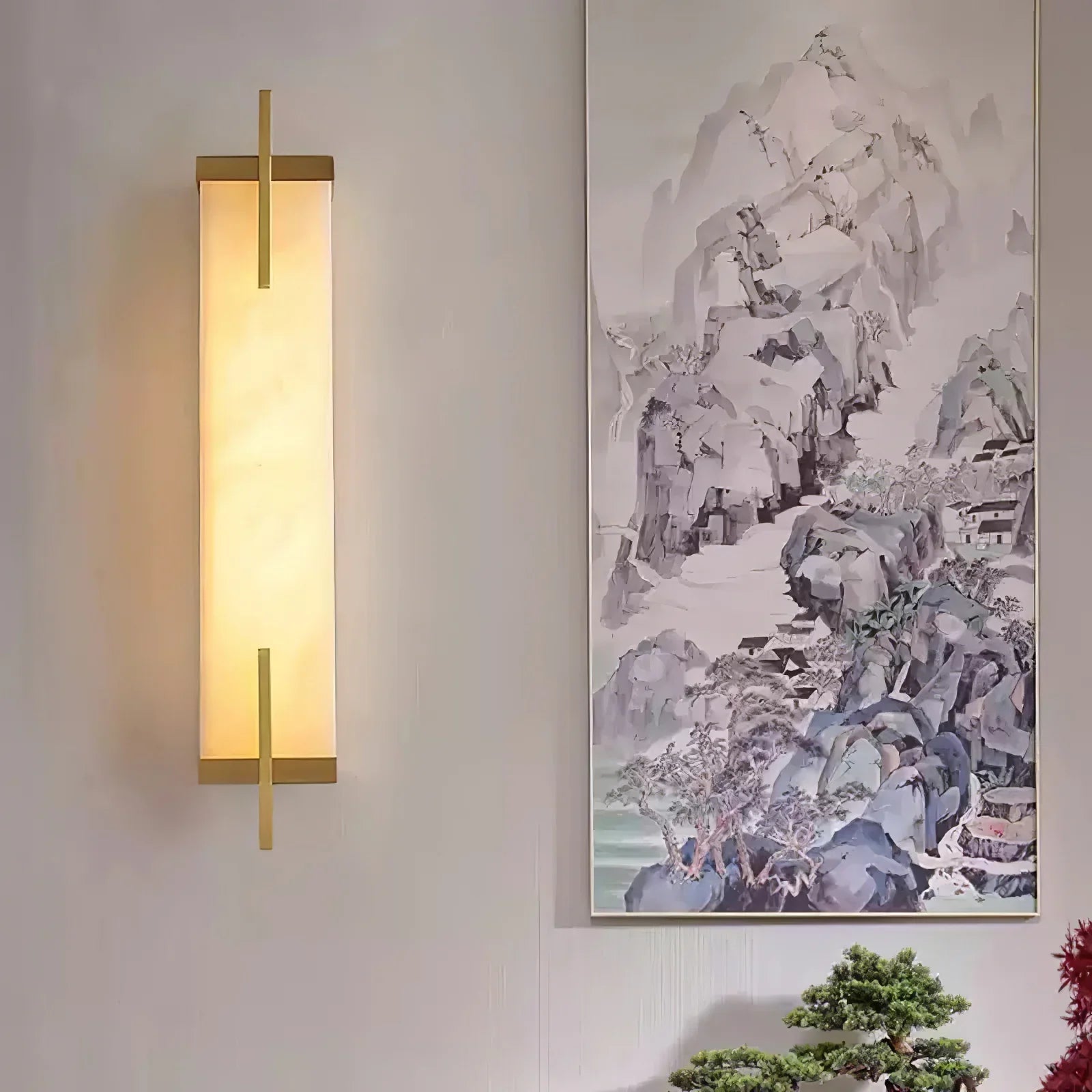 Zenith Alabaster-Wandleuchte