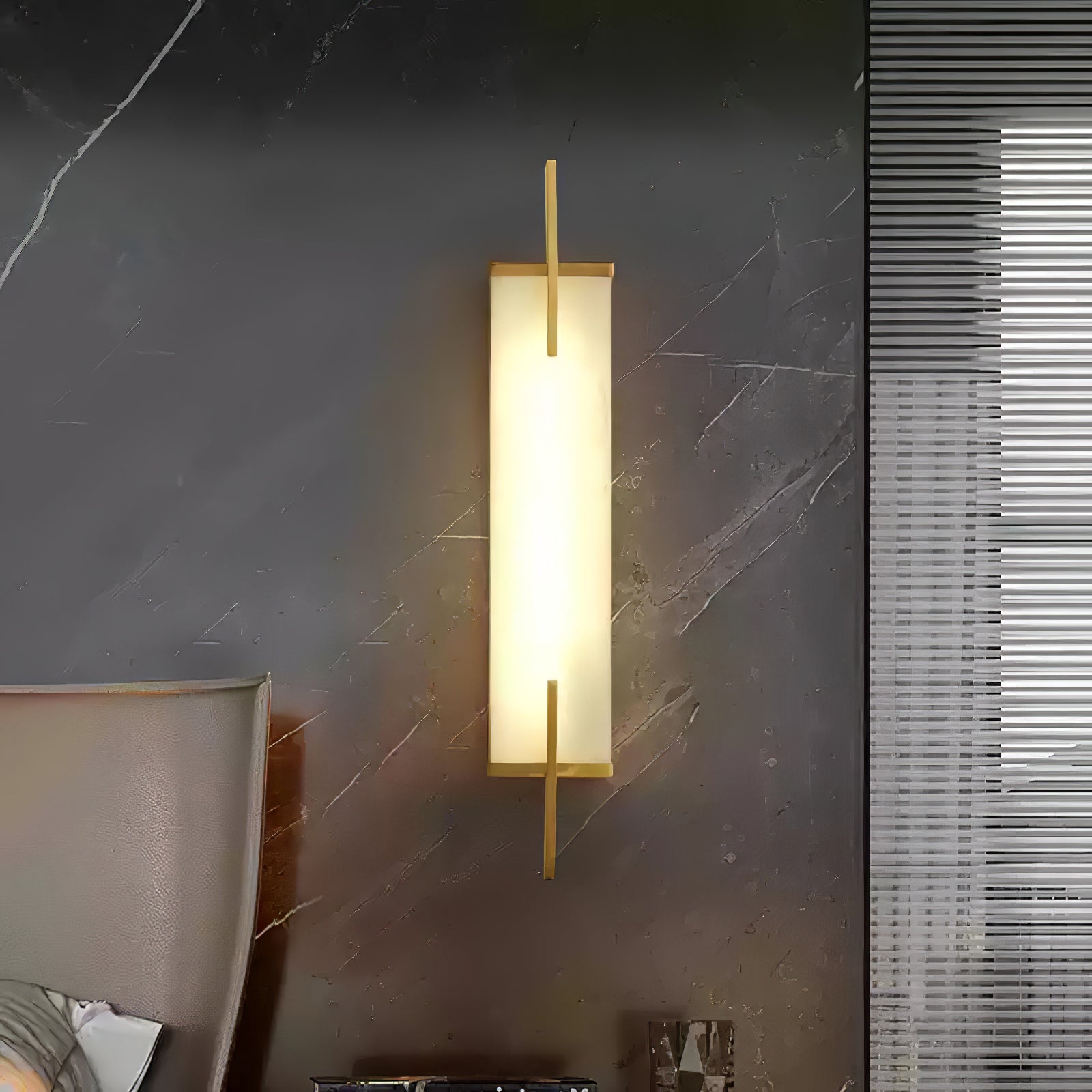 Zenith Alabaster-Wandleuchte