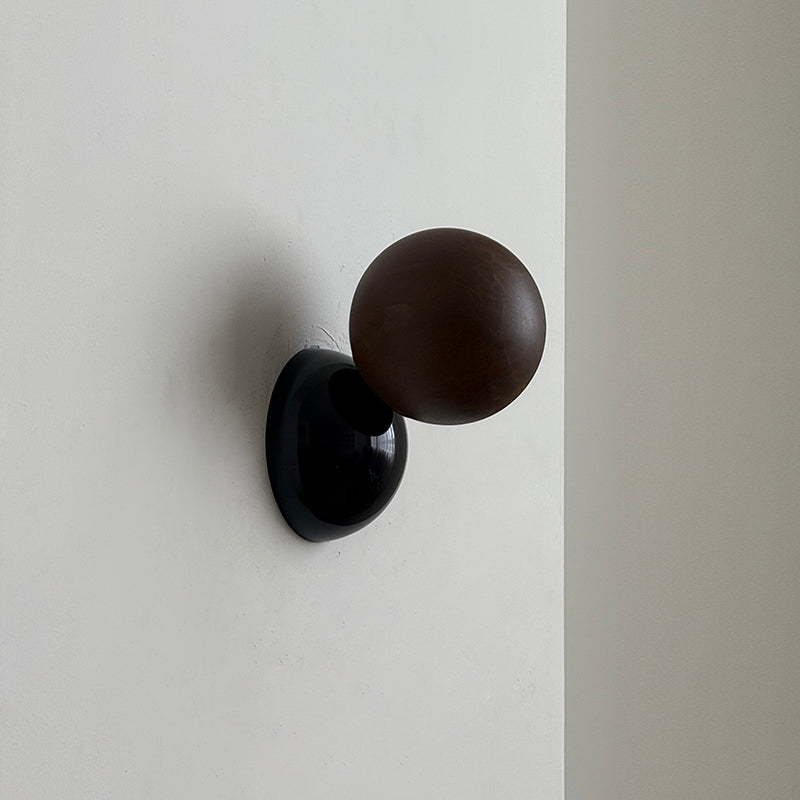 Arca Modern Minimalist Eclipse Mrable Metal Wall Lamp - Letslighting