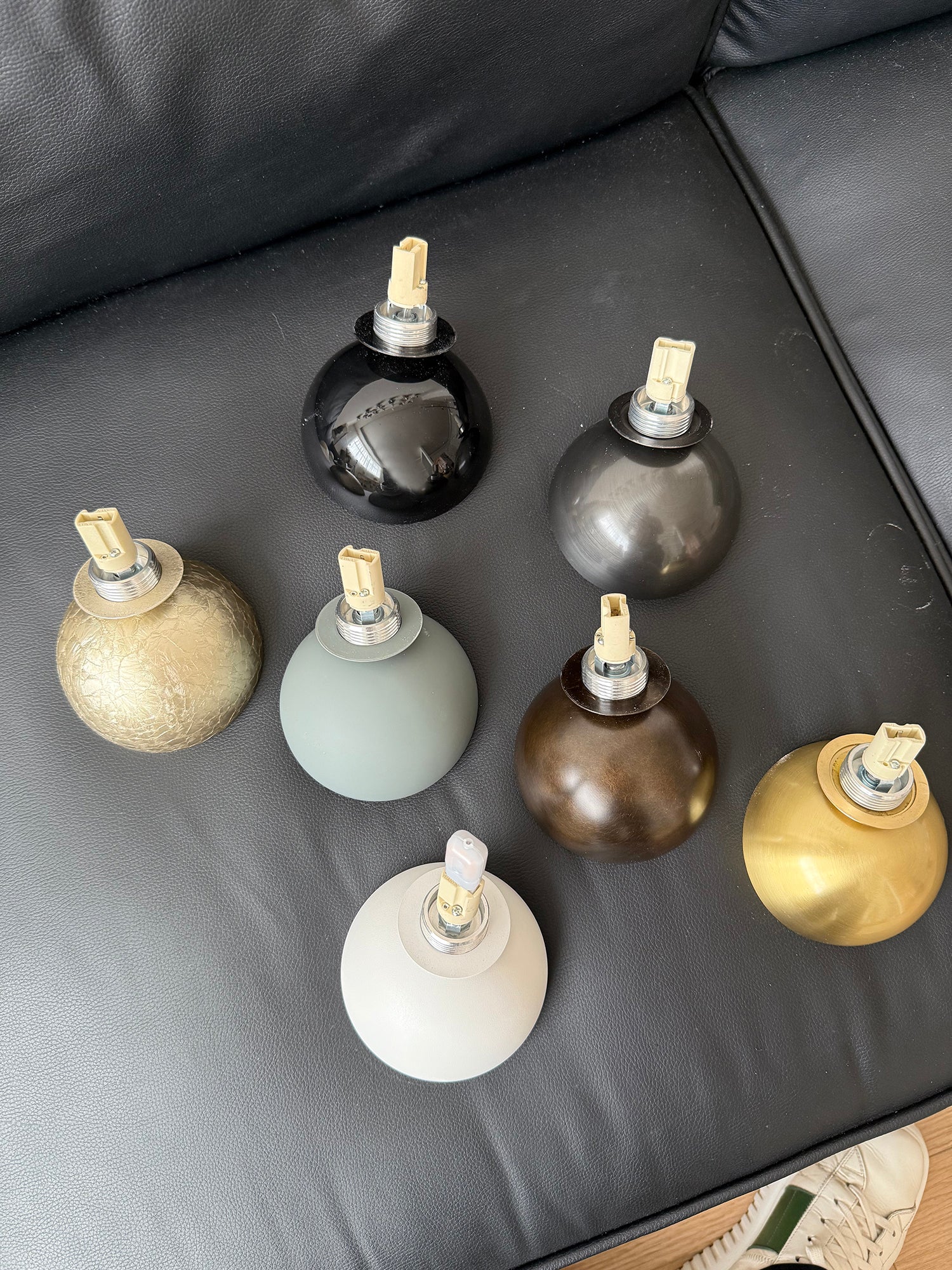 Arca Modern Minimalist Eclipse Mrable Metal Wall Lamp - Letslighting