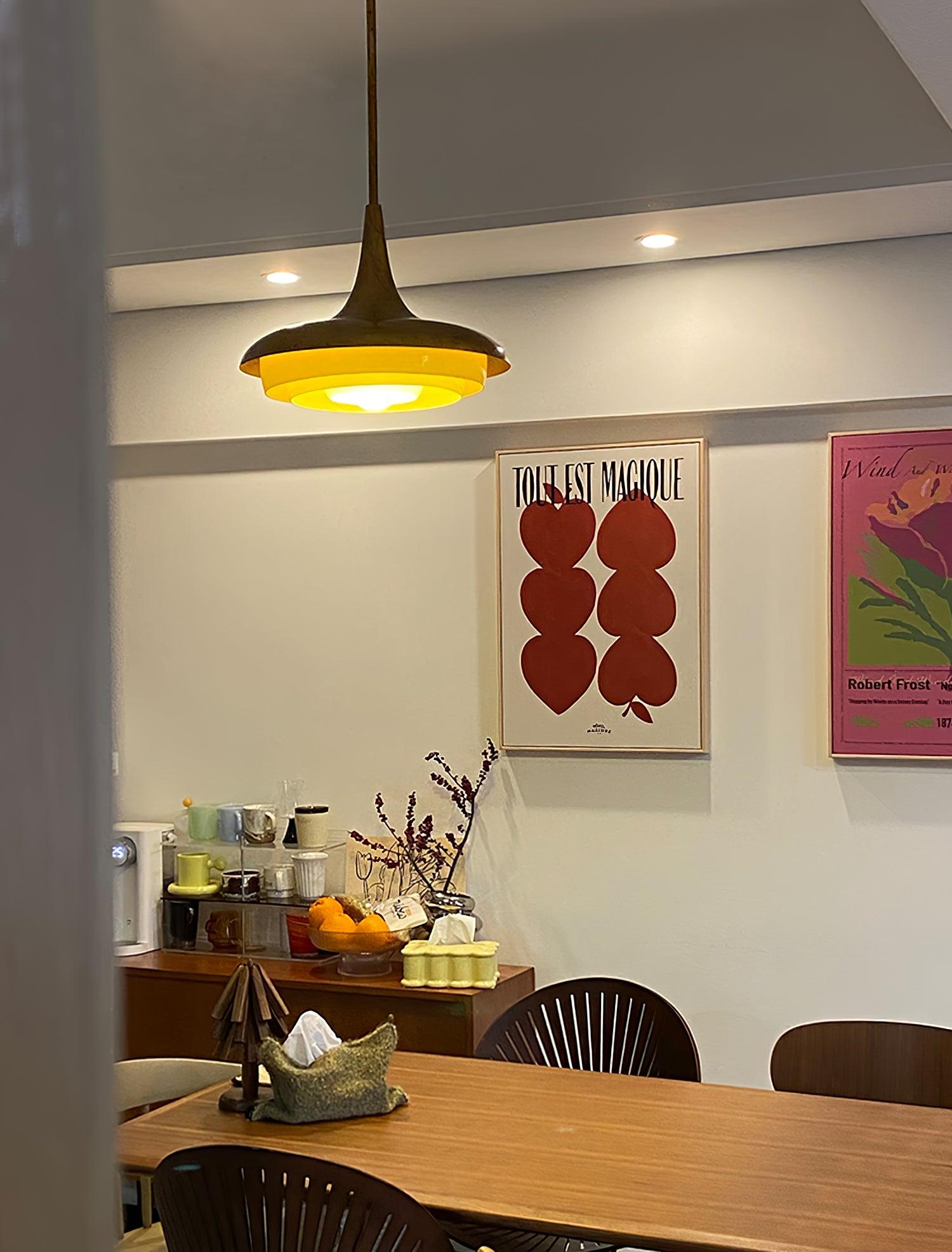 Vioce Mid-Century Modern Glas Pendelleuchte-Letslighting