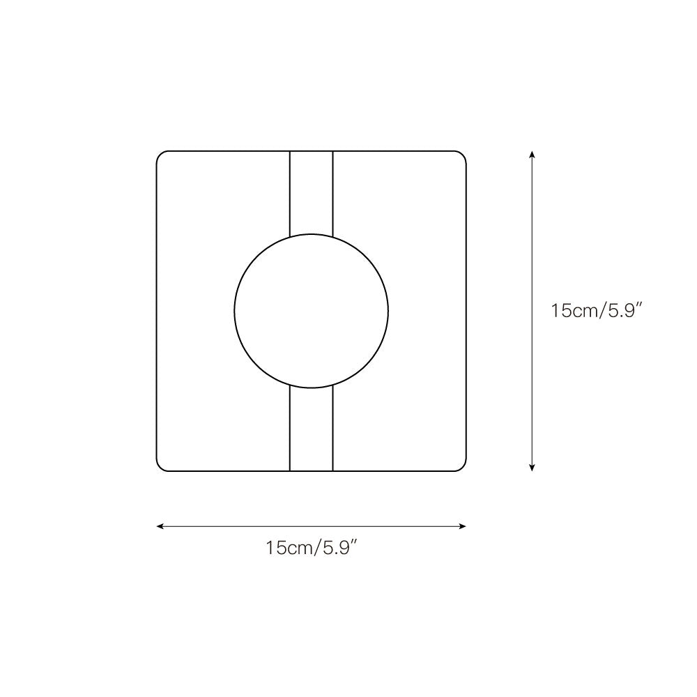 Kosmo Modern Minimalist Clear Travertine Wall Lamp - Letslighting