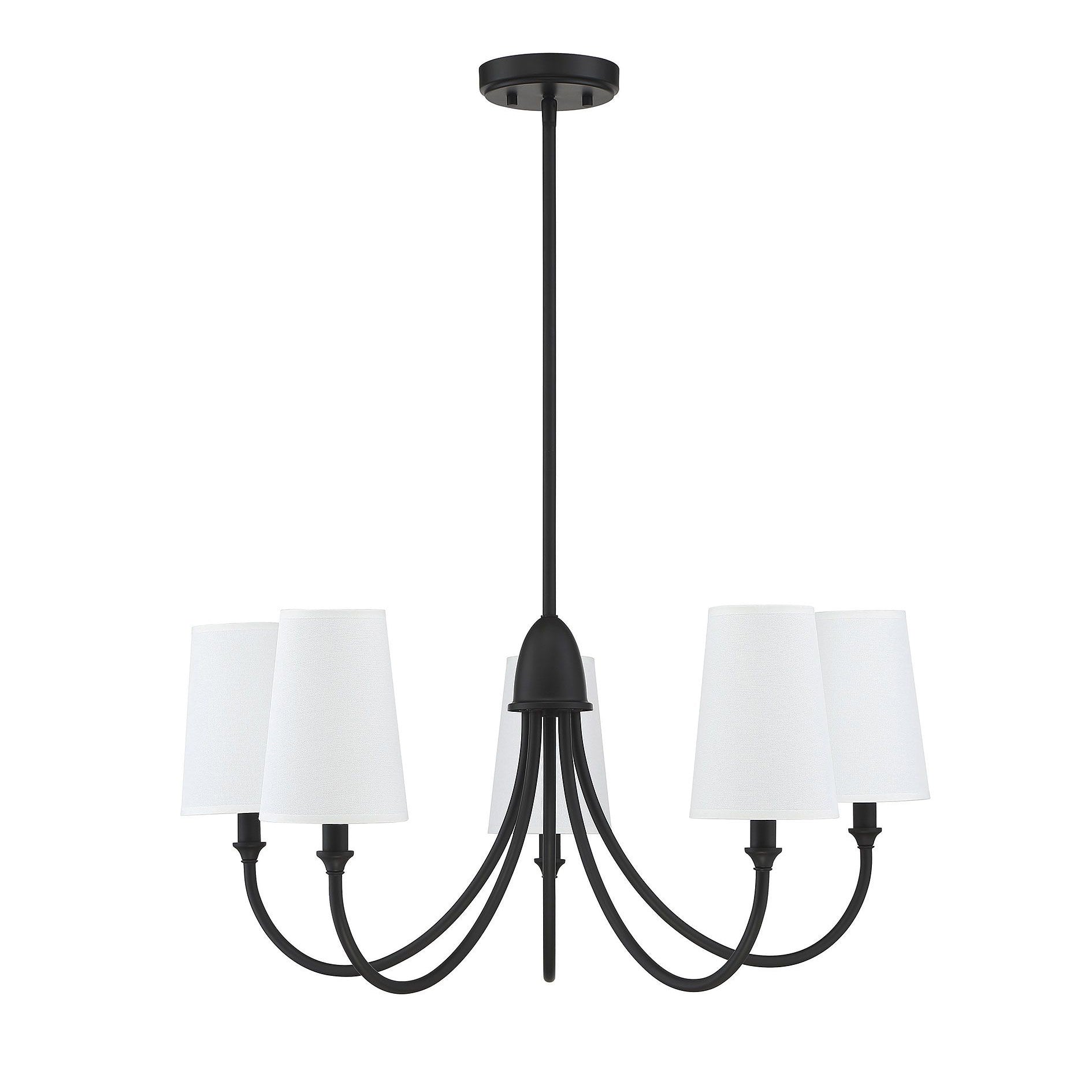 Lumin Vintage Industrieller Stoff-Kronleuchter-Letslighting