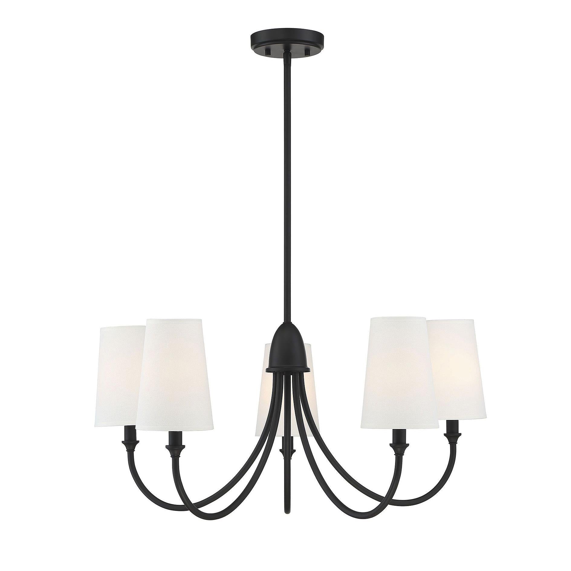 Lumin Vintage Industrieller Stoff-Kronleuchter-Letslighting