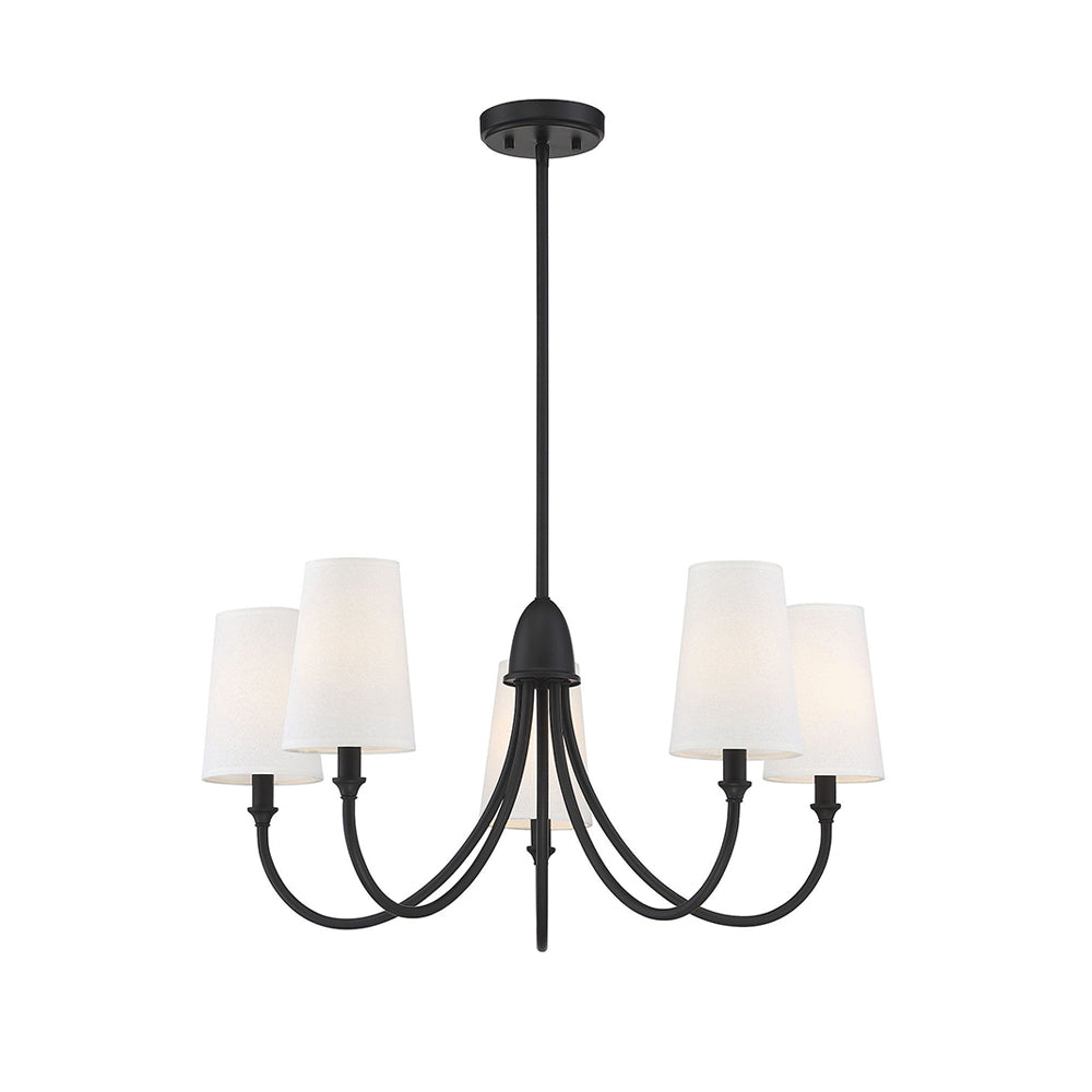 Lumin Vintage Industrieller Stoff-Kronleuchter-Letslighting