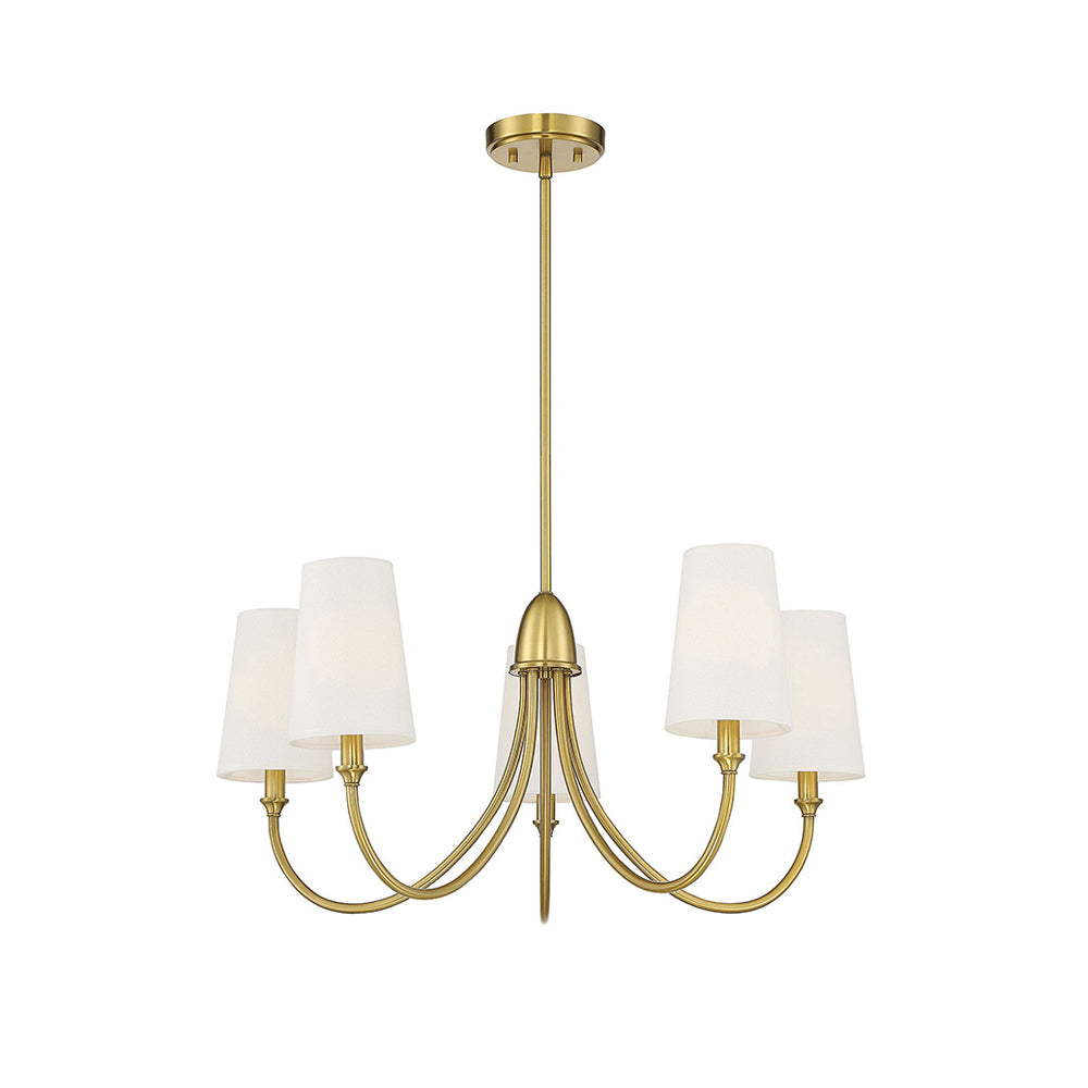Lumin Vintage Industrieller Stoff-Kronleuchter-Letslighting