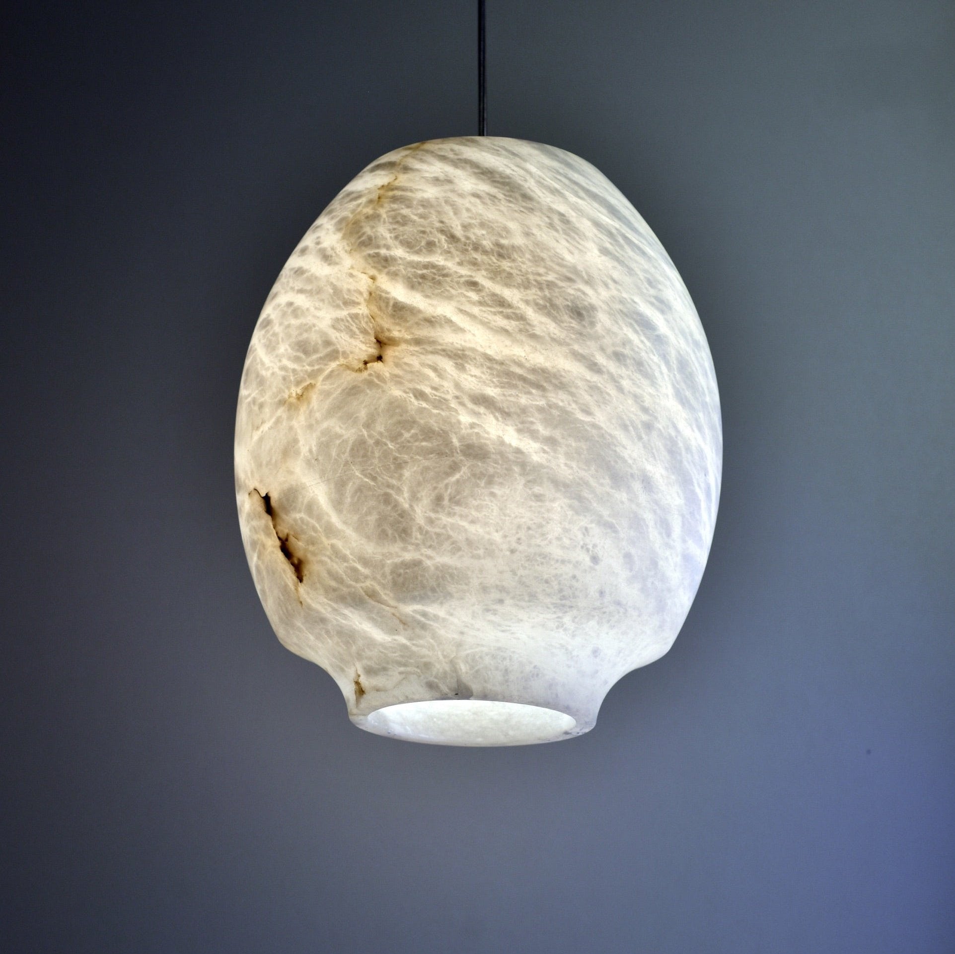 Thalia Minimalist Alabaster Pendant Light - Neutralighting
