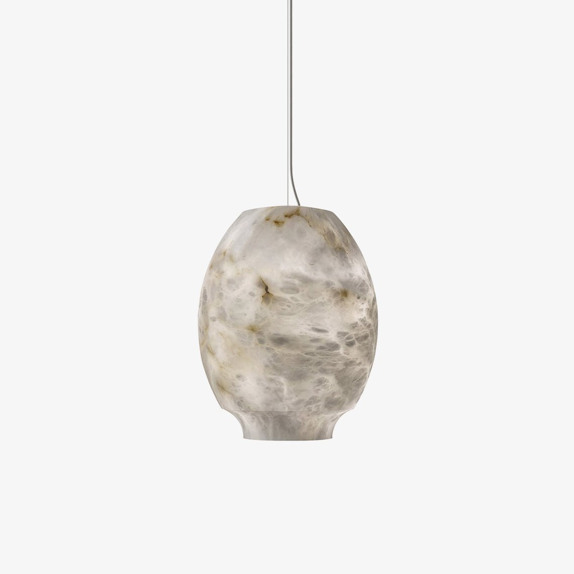 Thalia Minimalist Alabaster Pendant Light - Neutralighting
