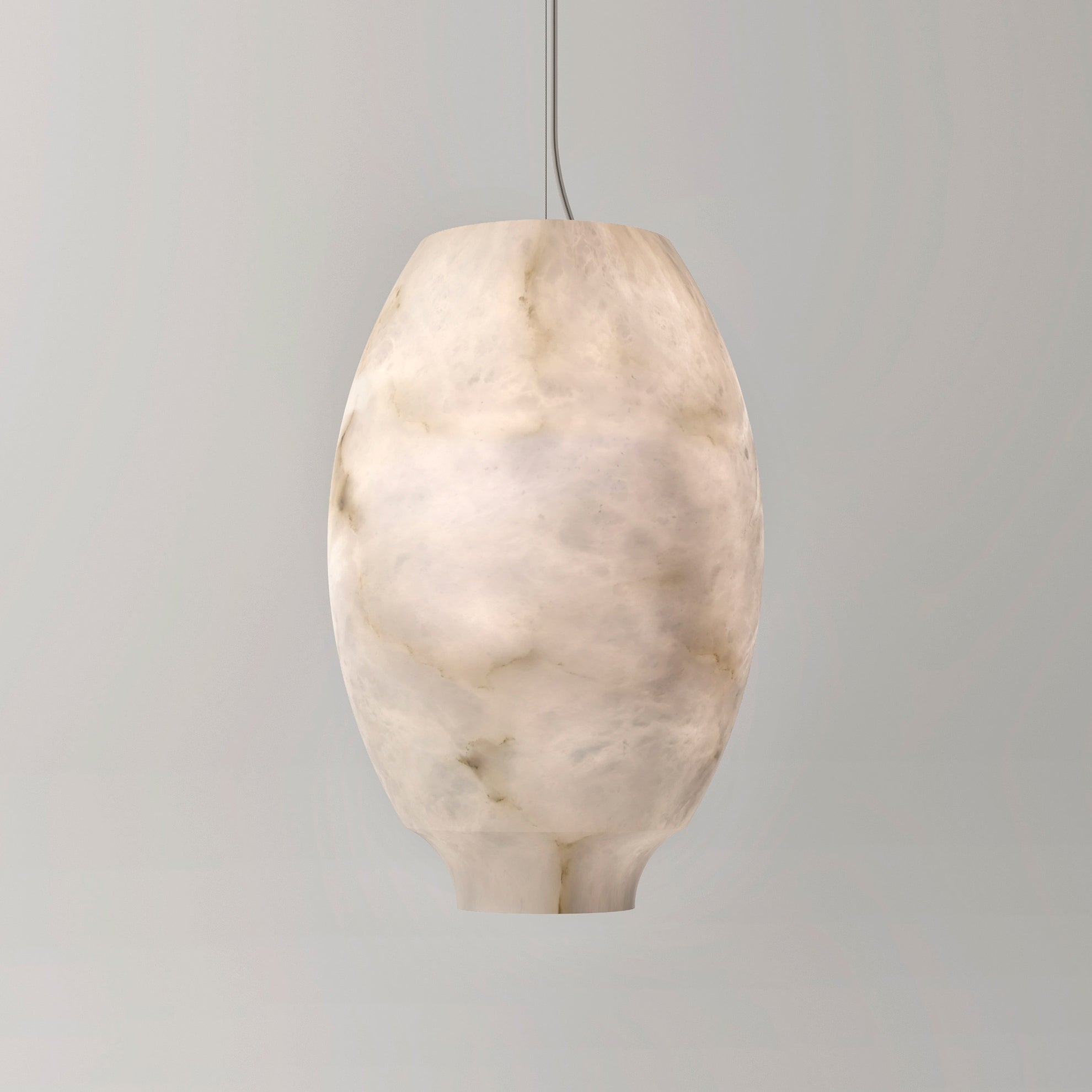 Thalia Minimalist Alabaster Pendant Light - Neutralighting