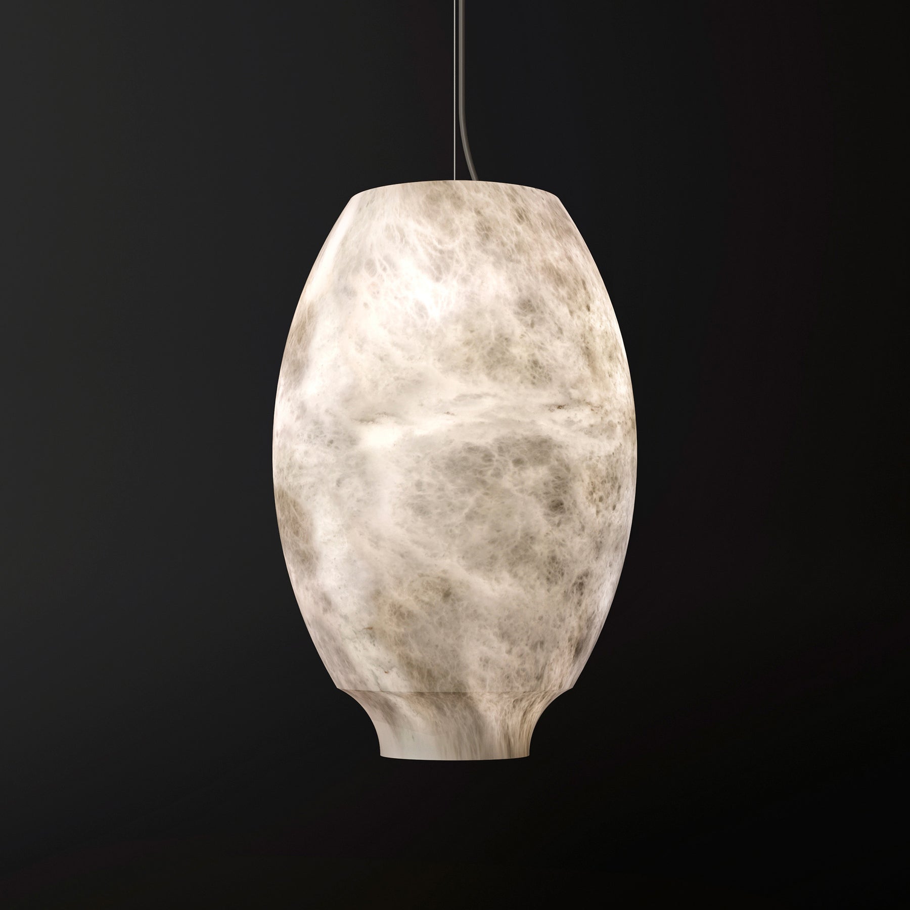 Thalia Minimalist Alabaster Pendant Light - Neutralighting