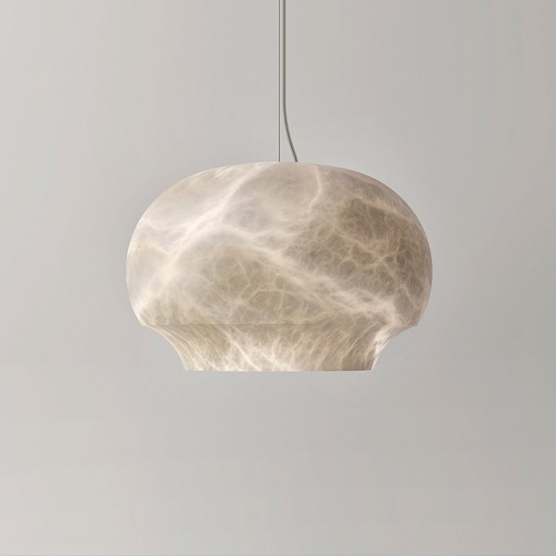 Thalia Minimalist Alabaster Pendant Light - Neutralighting