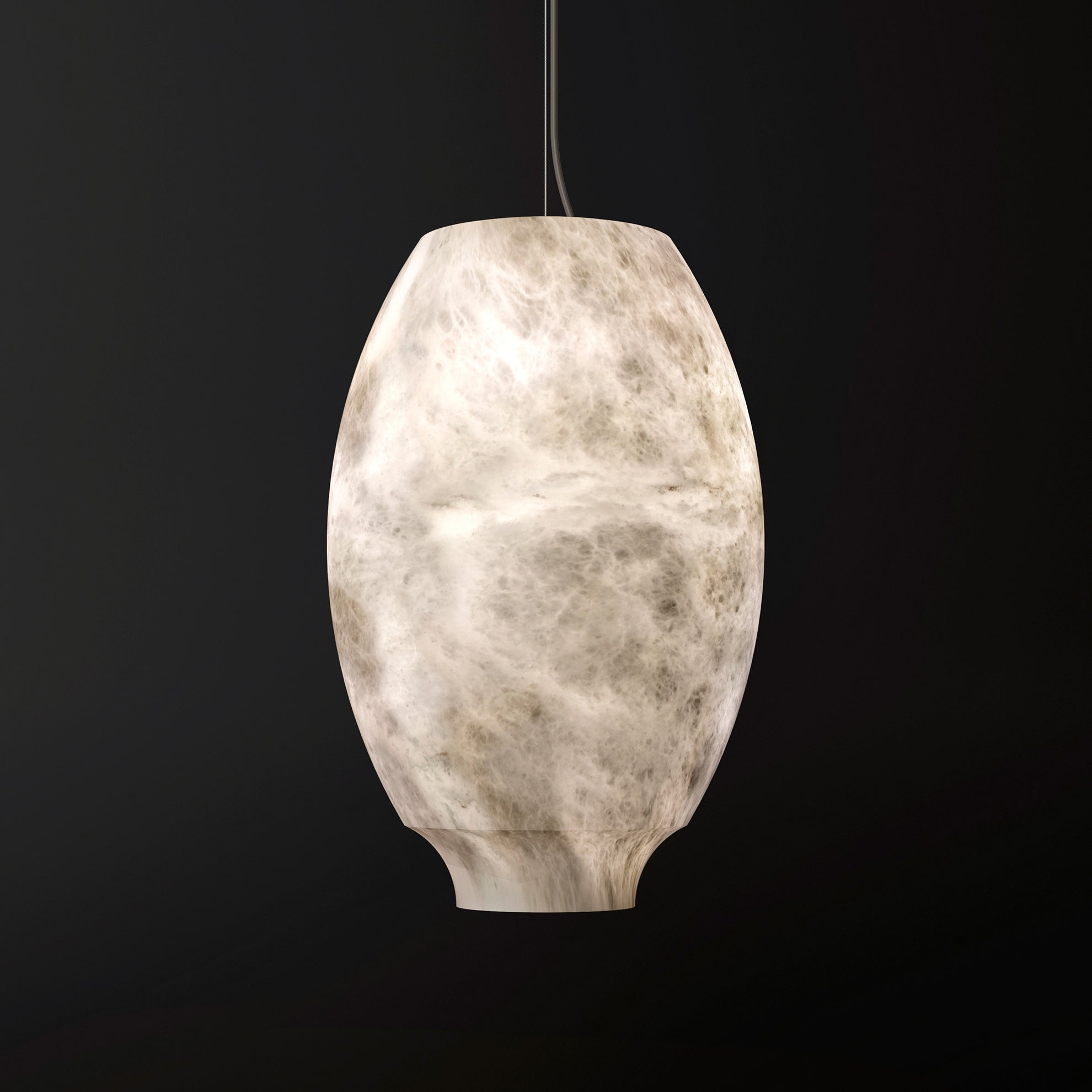 Thalia Minimalist Alabaster Pendant Light - Neutralighting