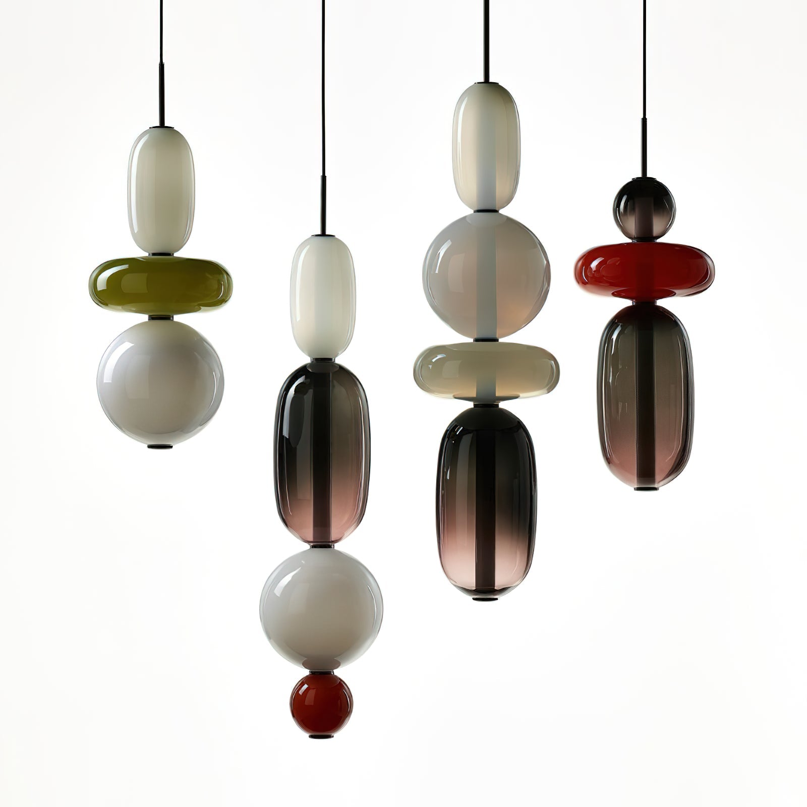 Cunorara Kunst Buntglas Kronleuchter-Letslighting