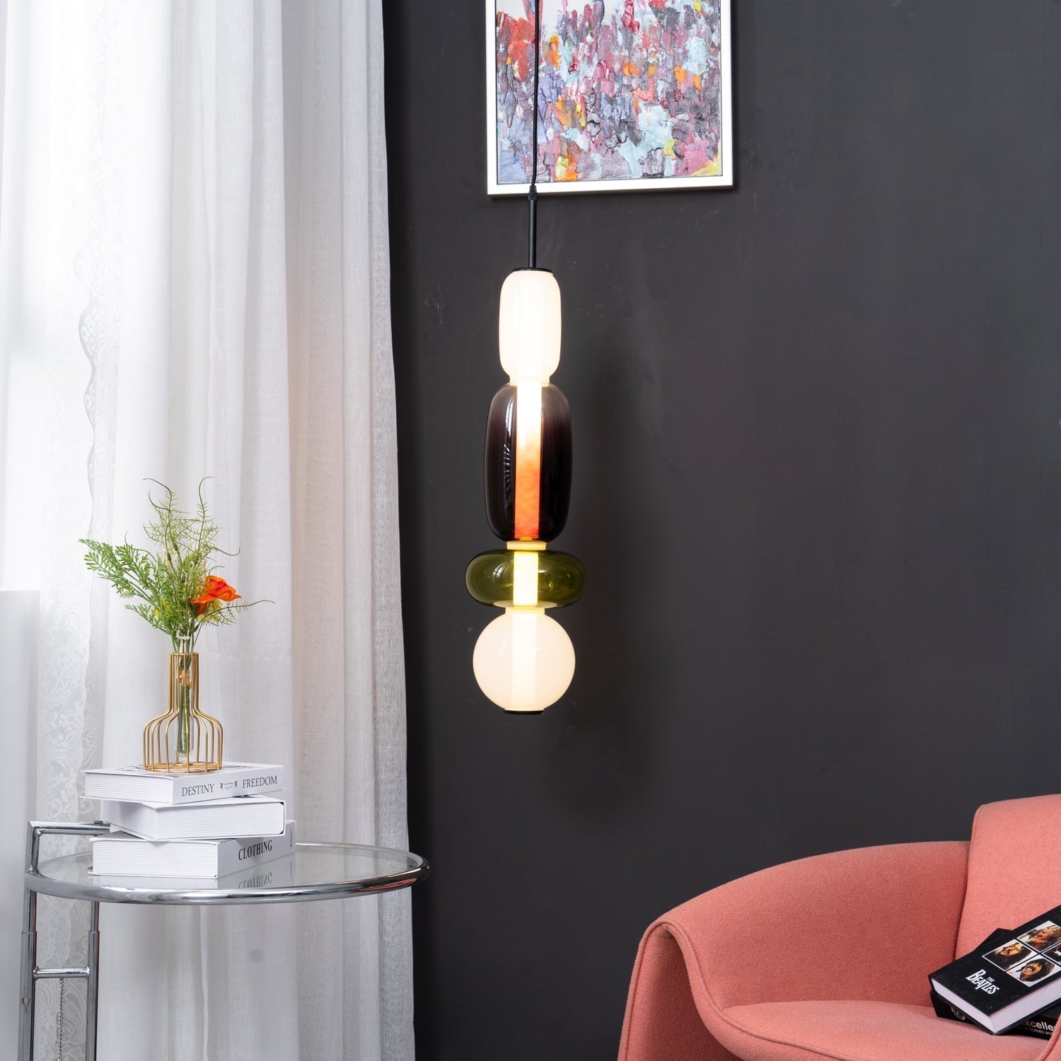 Zodore Moderne Pendelleuchte aus Glas-Letslighting
