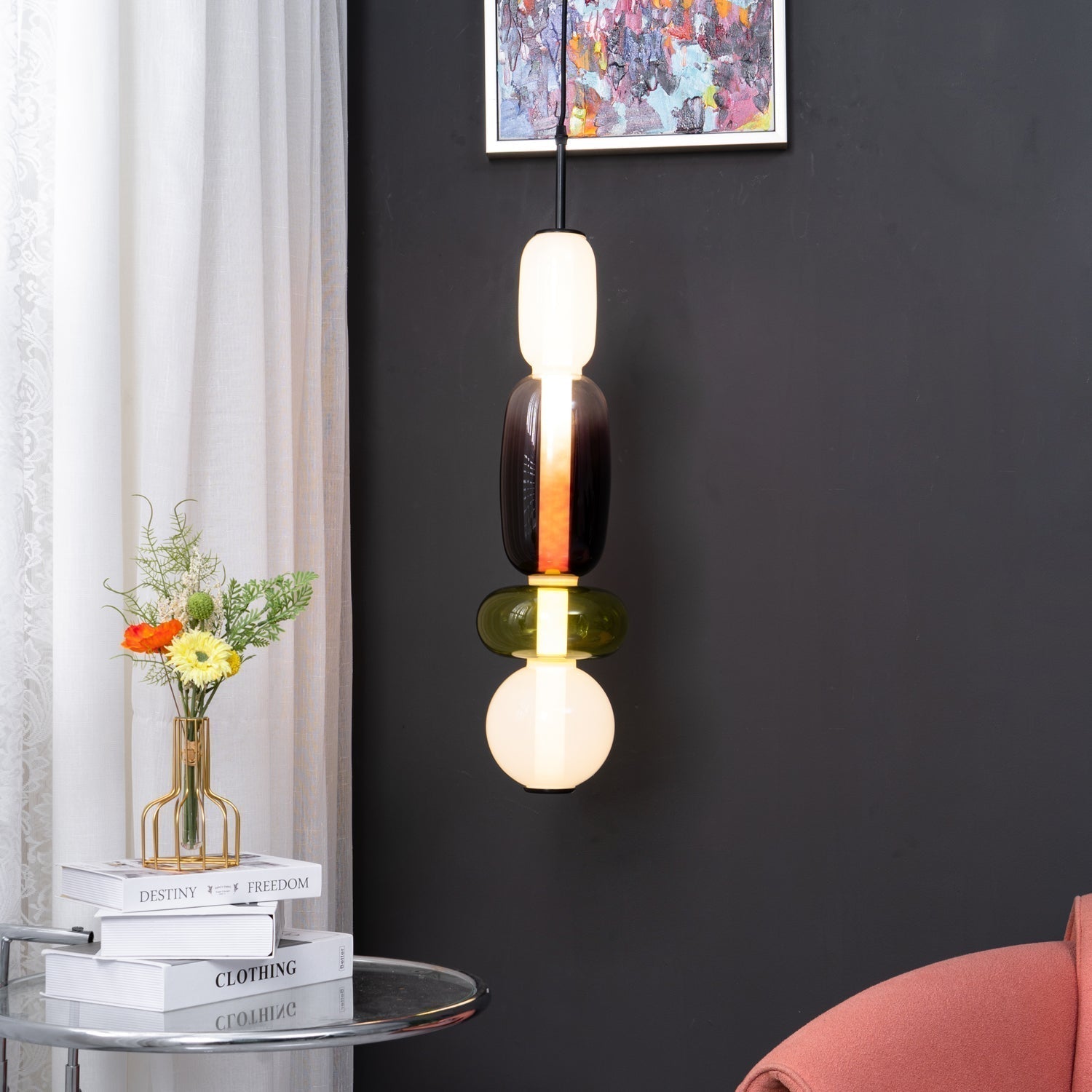 Zodore Moderne Pendelleuchte aus Glas-Letslighting