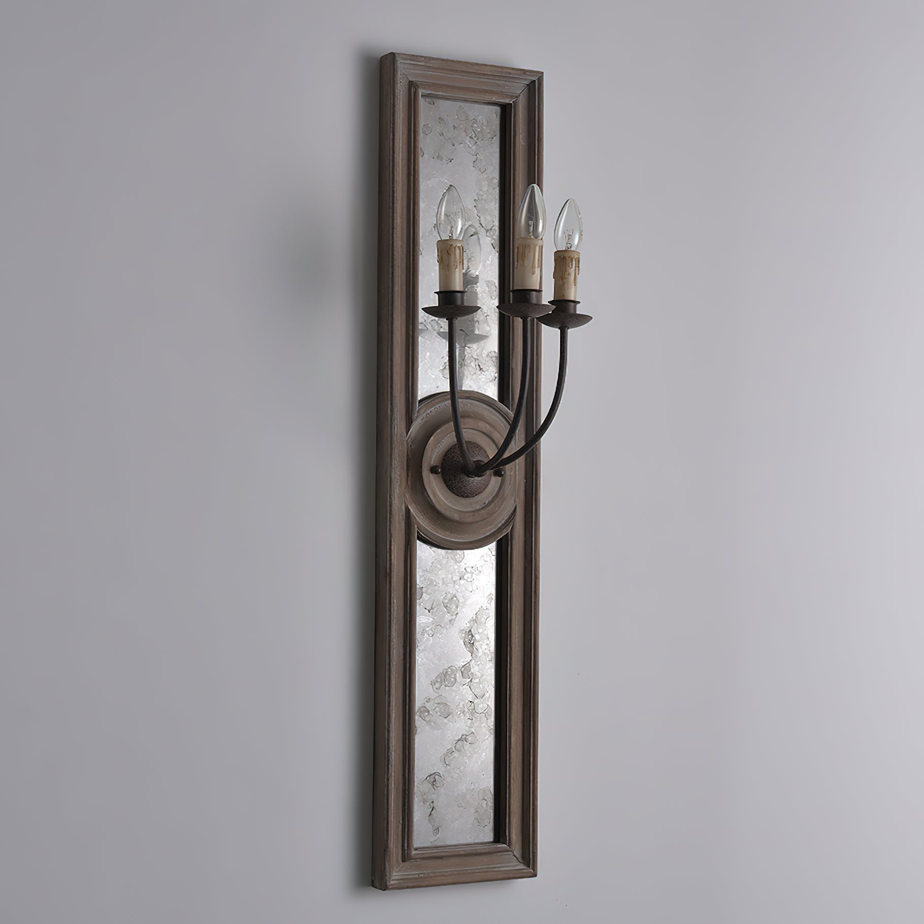 Phasis 3-Licht Spiegel Elegante Vintage Wandleuchte-Letslighting