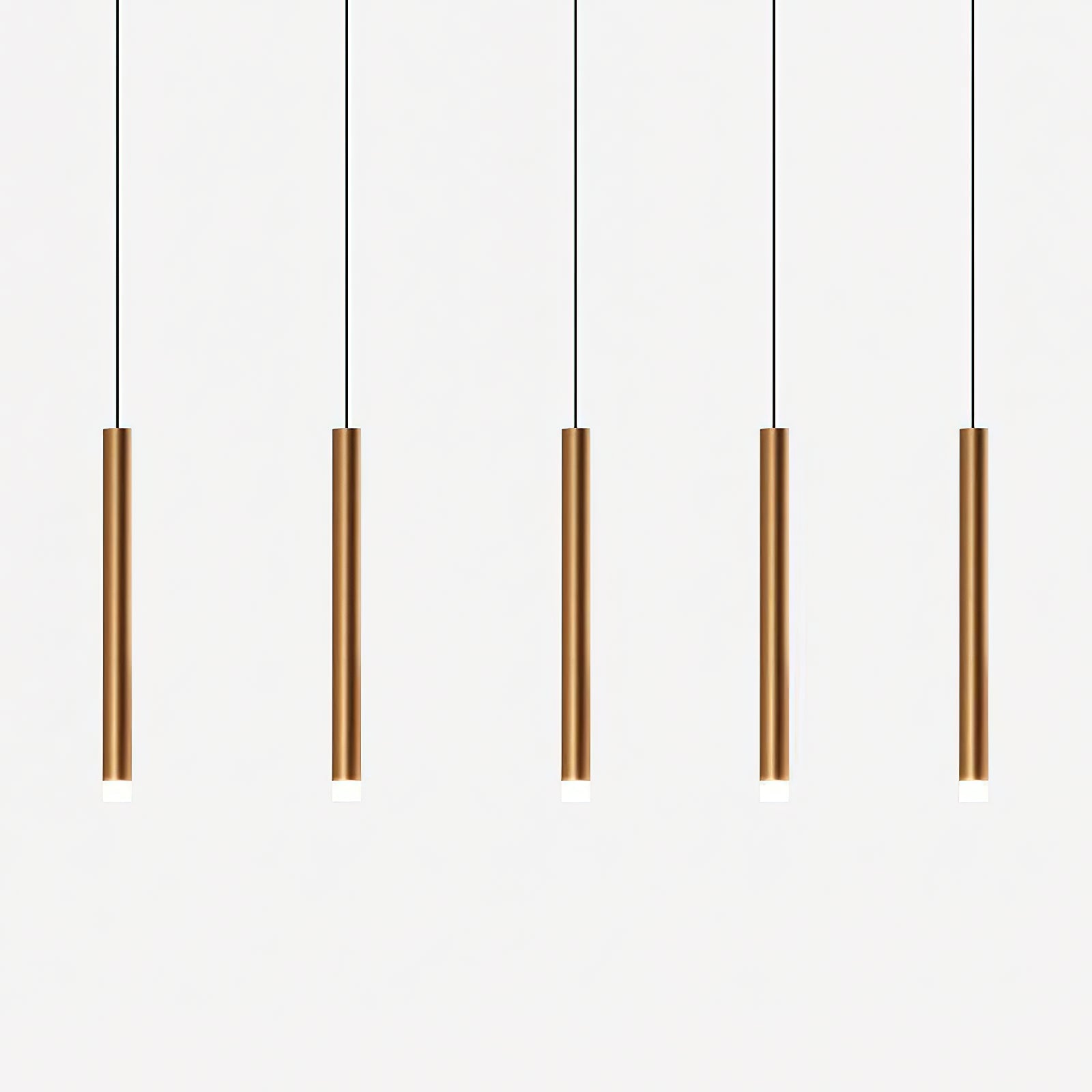 Quint Minimalistischer Kronleuchter aus Messing-Letslighting