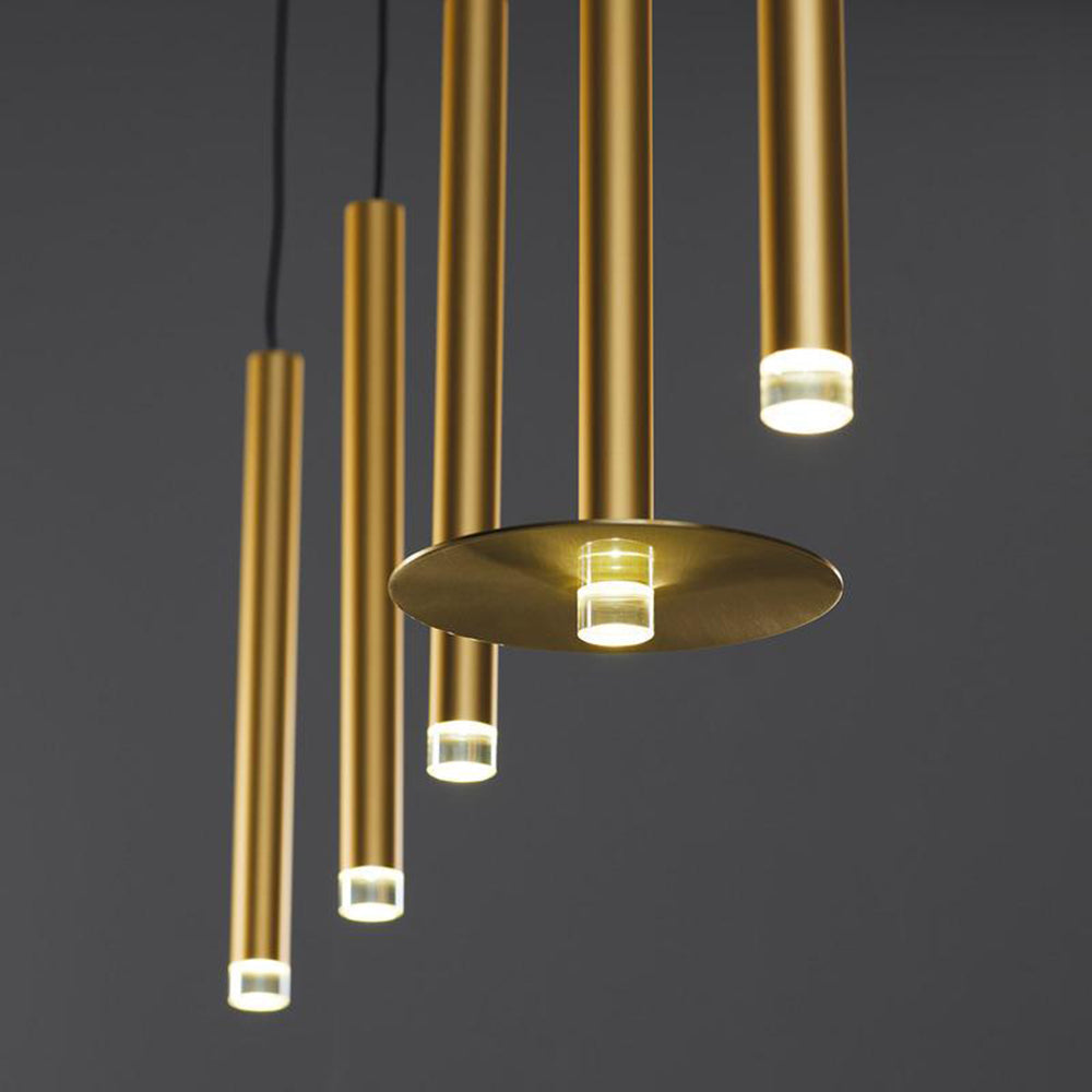 Quint Minimalistischer Kronleuchter aus Messing-Letslighting