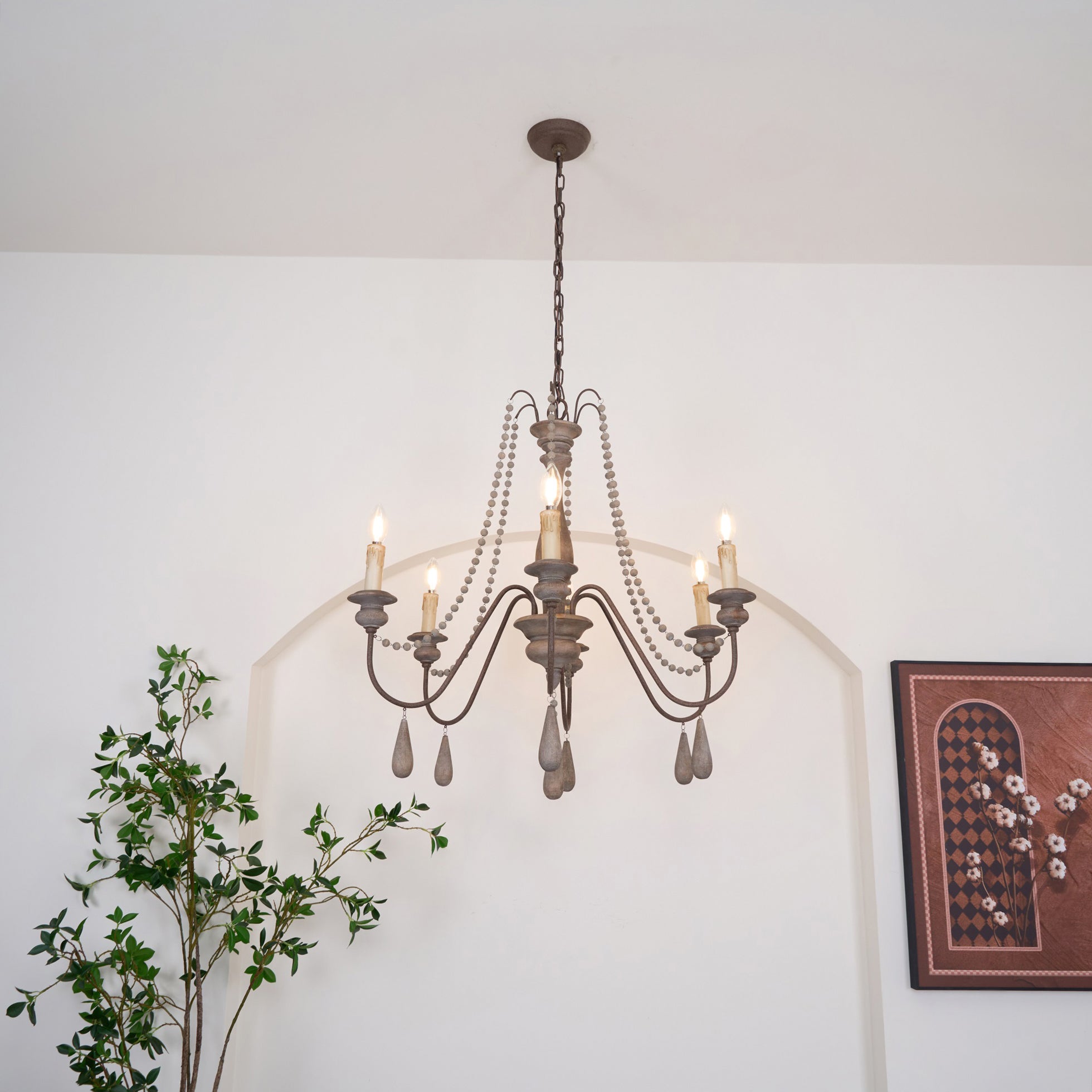 Rive Postmoderner Luxus-Holzleuchter-Letslighting