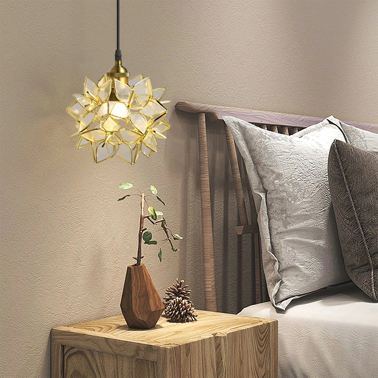 Capiz Pendant Lamp - Blowlighting