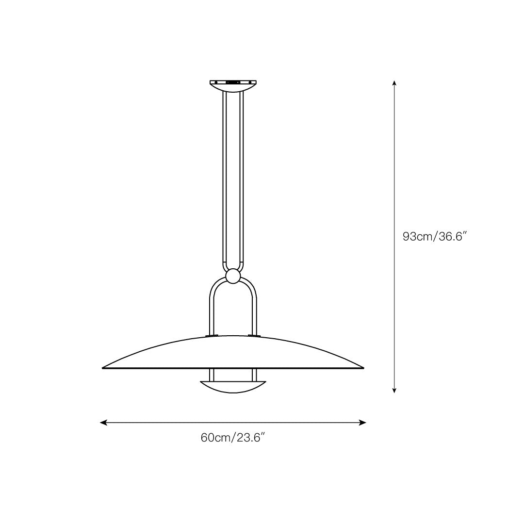 Cara Pendelleuchte Messing Modern Minimalistisch-Letslighting
