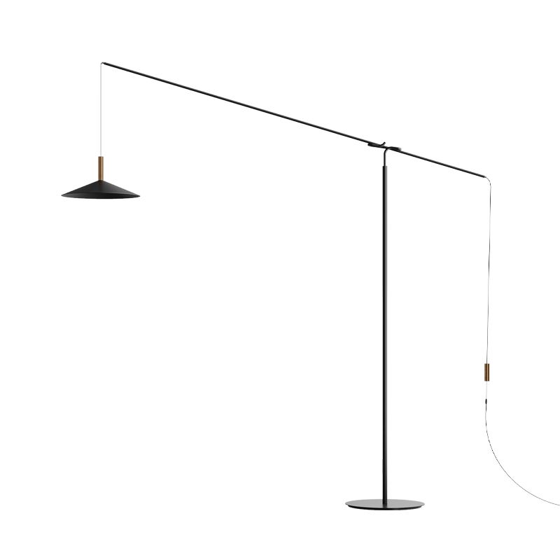 Arisha Italienisch Einzigartig Modern Stehleuchte Wohnzimmer, Schwarz, Metall