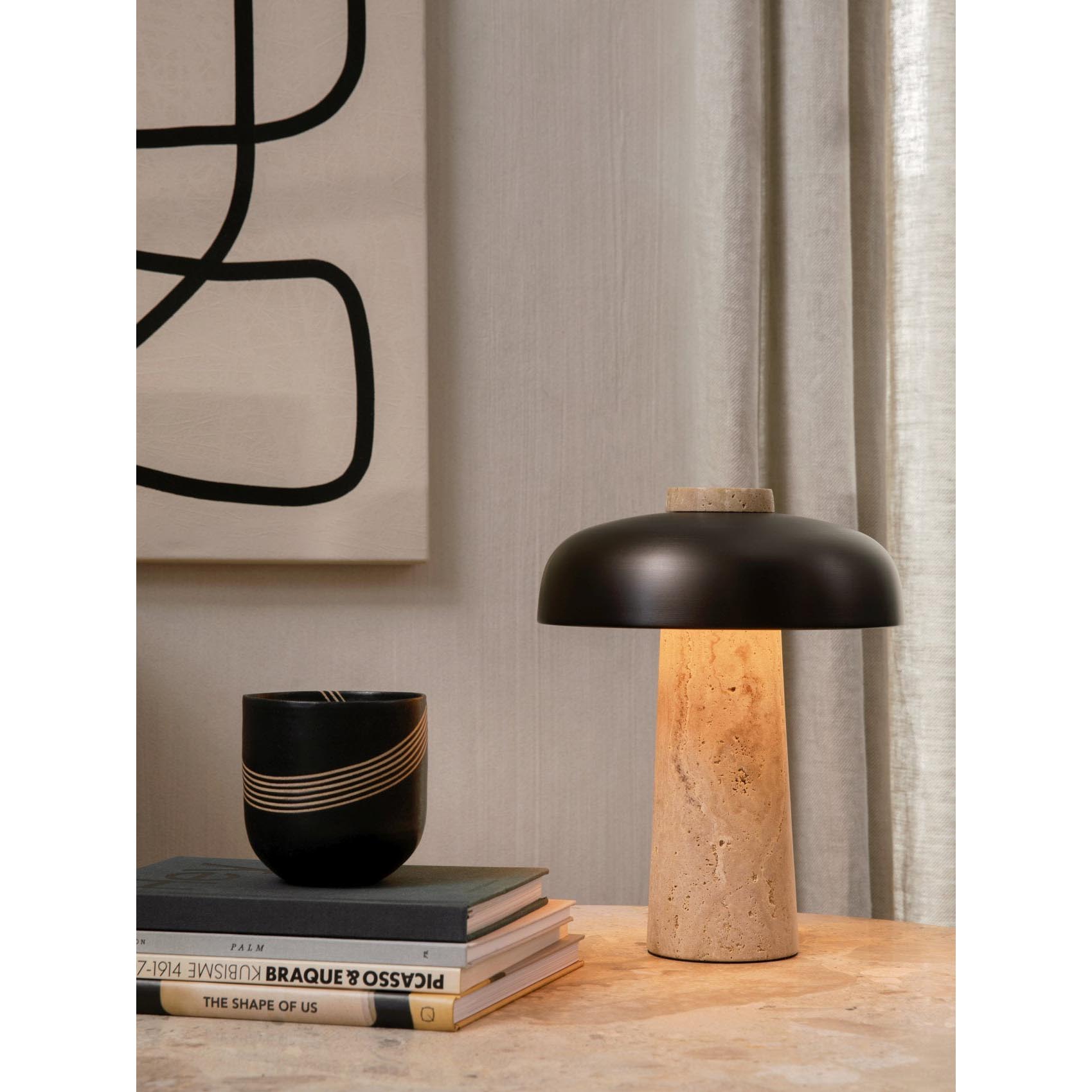 Carla Travertine Table Lamp - Letslighting