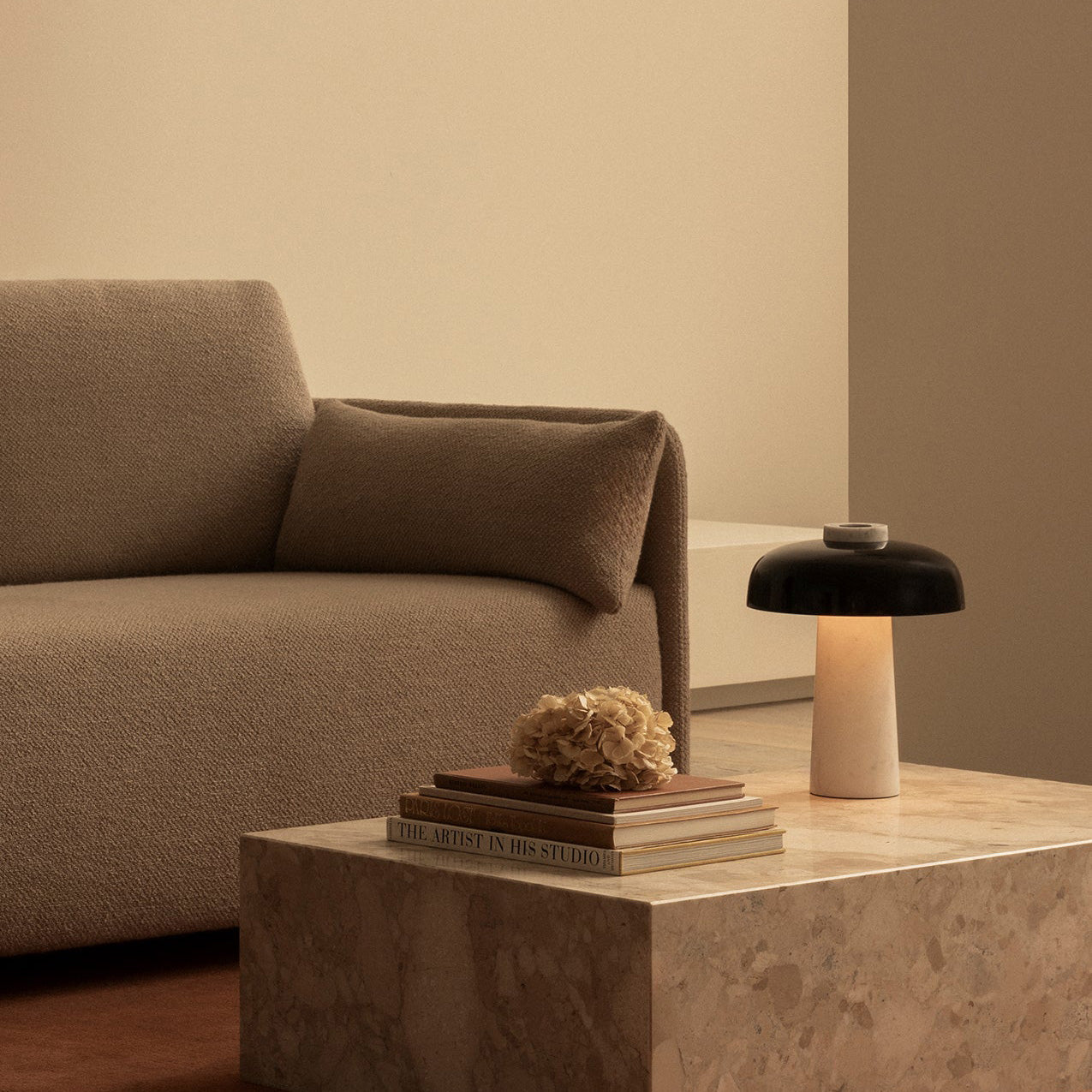Carla Travertine Table Lamp - Letslighting