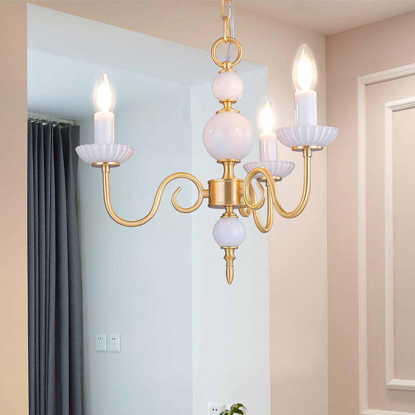 Lustra Kronleuchter Carlita Gold Modern-Letslighting