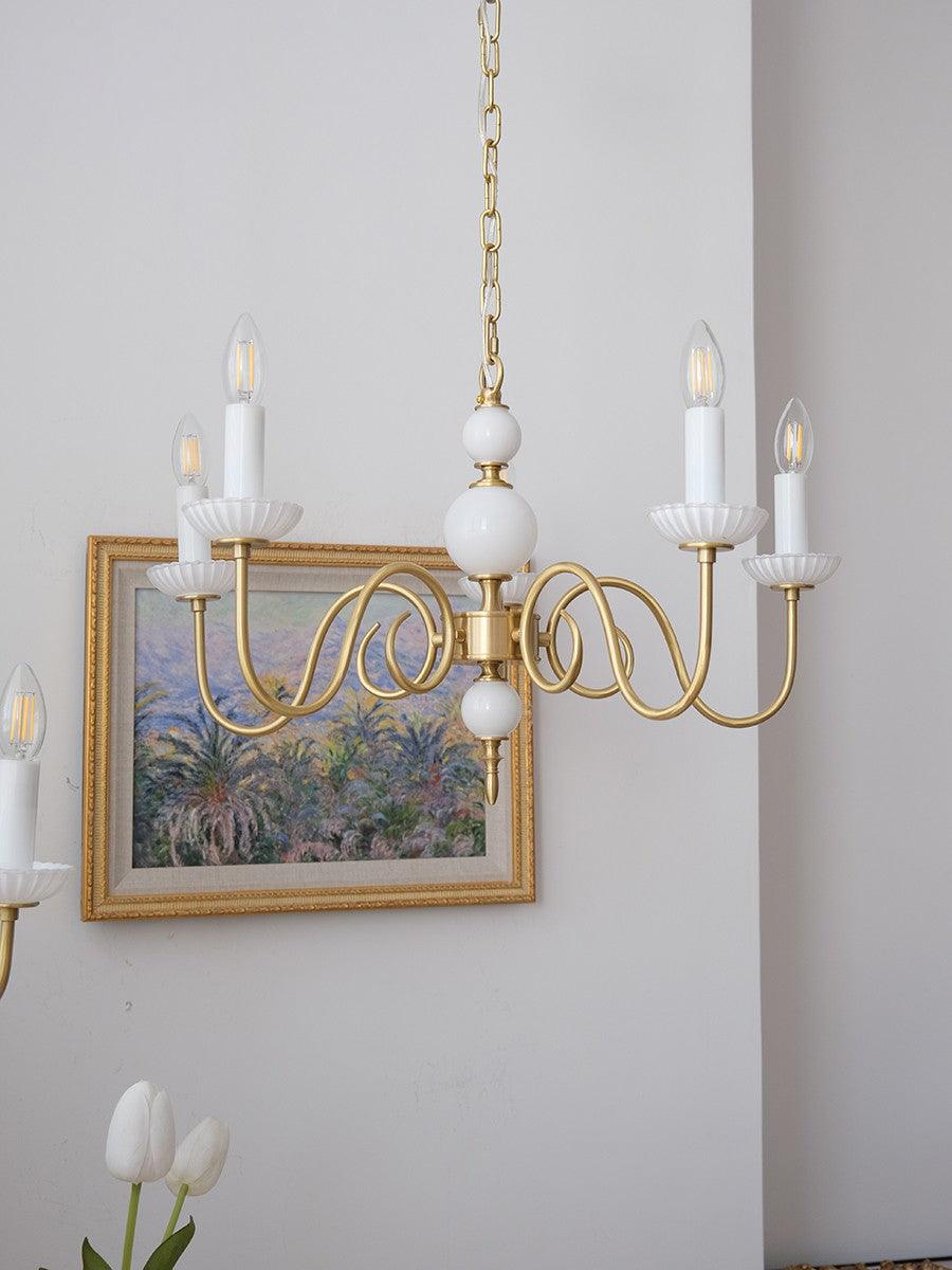 Lustra Kronleuchter Carlita Gold Modern-Letslighting