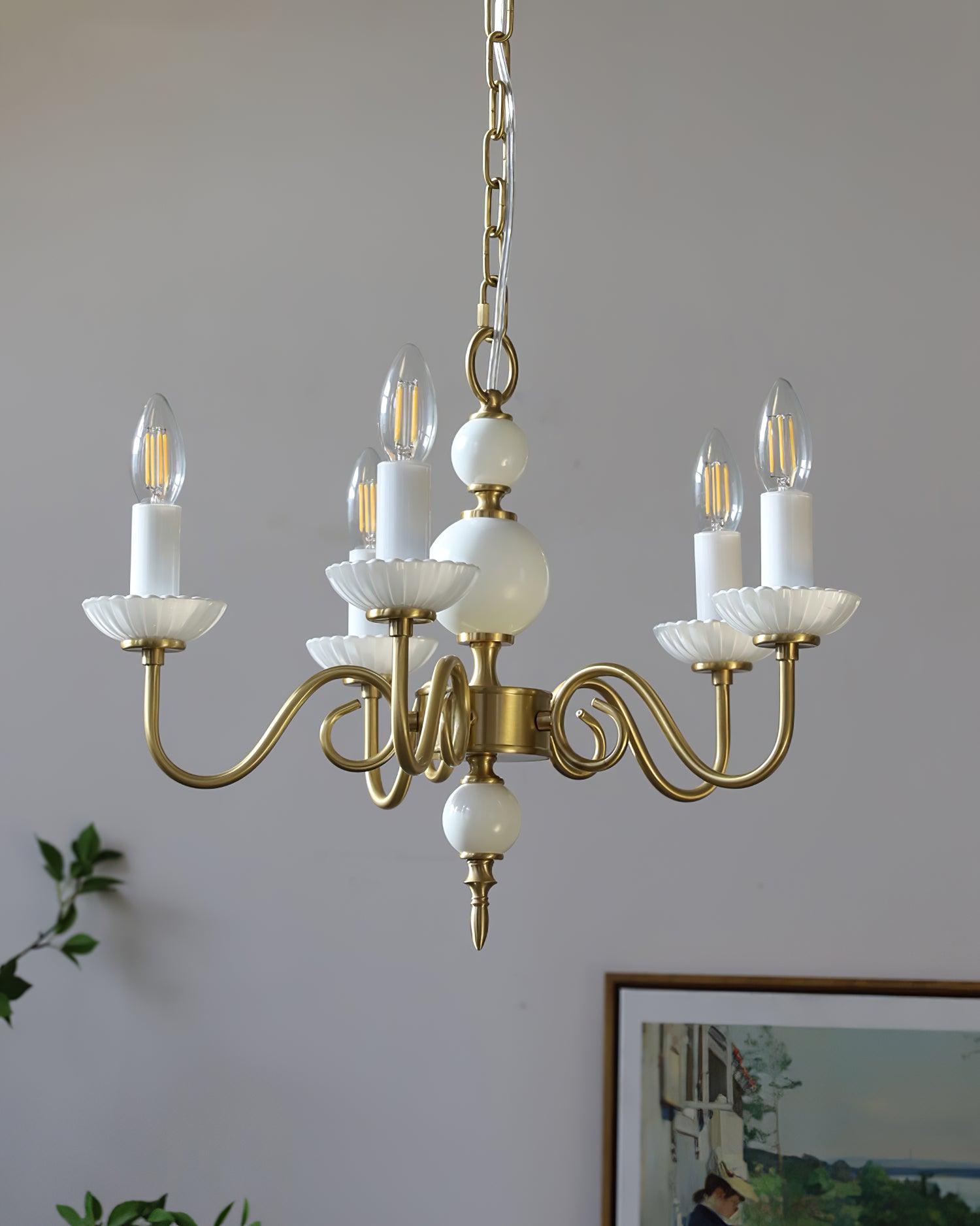 Lustra Kronleuchter Carlita Gold Modern-Letslighting
