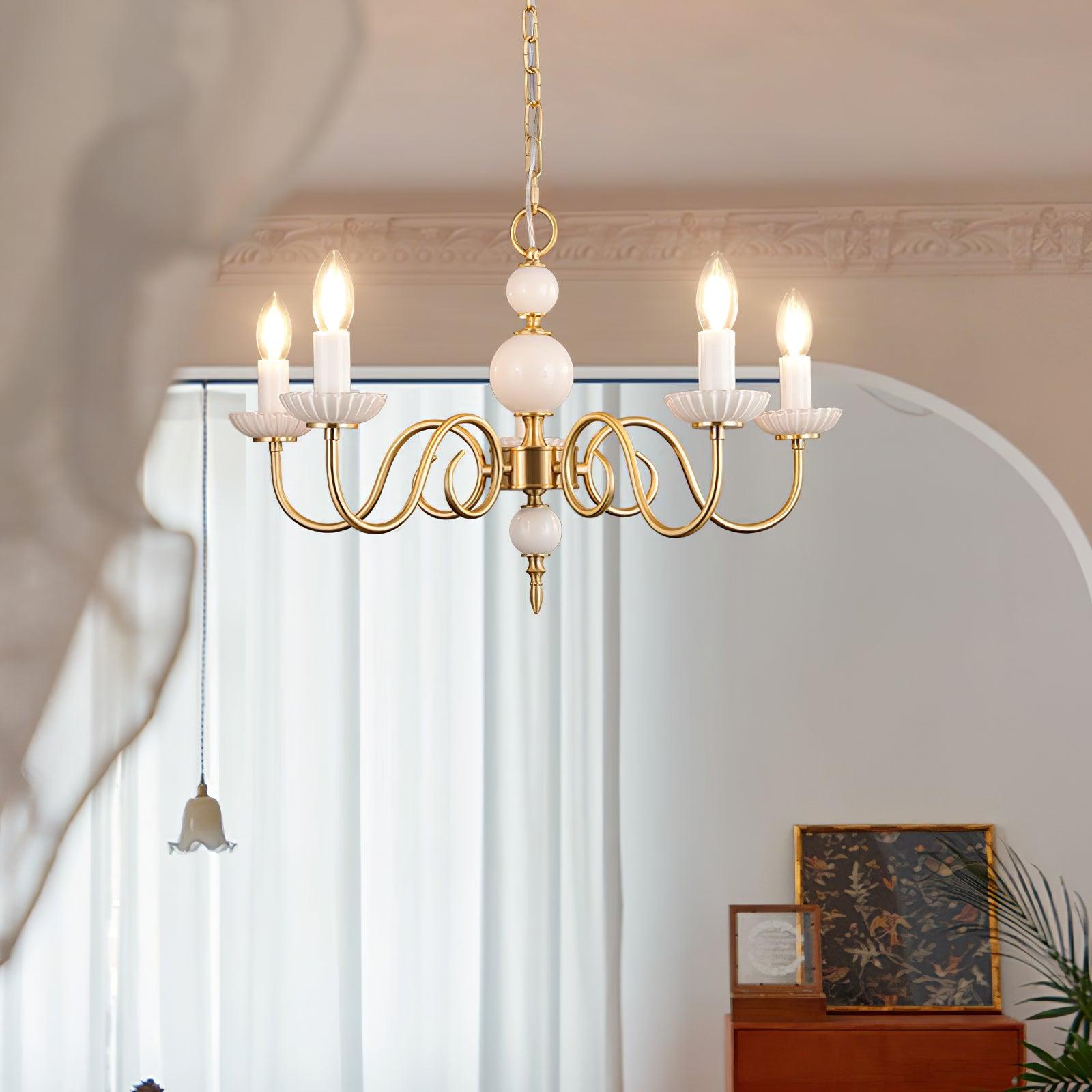 Lustra Kronleuchter Carlita Gold Modern-Letslighting