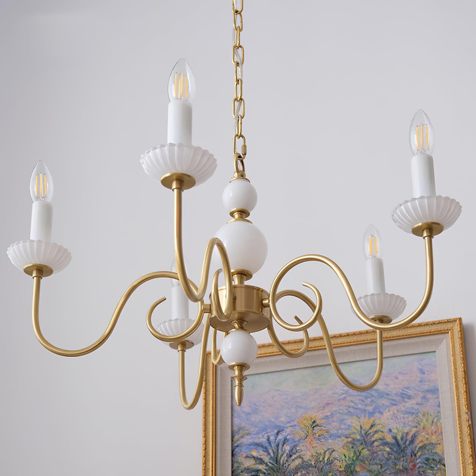 Lustra Kronleuchter Carlita Gold Modern-Letslighting
