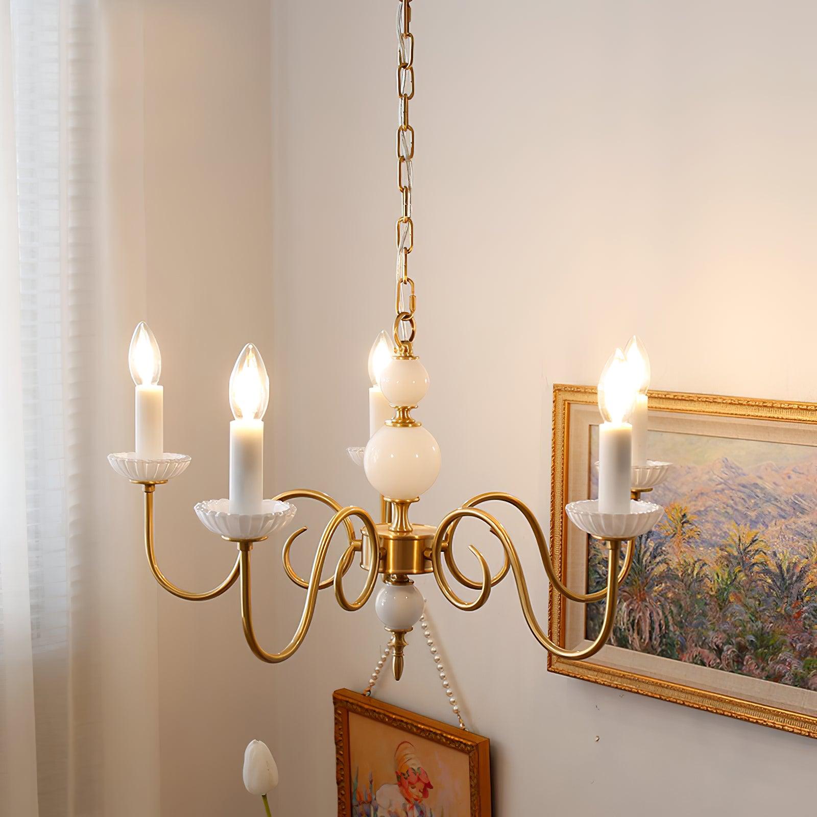 Lustra Kronleuchter Carlita Gold Modern-Letslighting