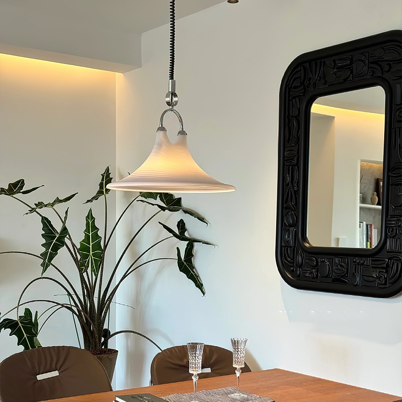 Aria Trompete Kunststoff Pendelleuchte-Letslighting
