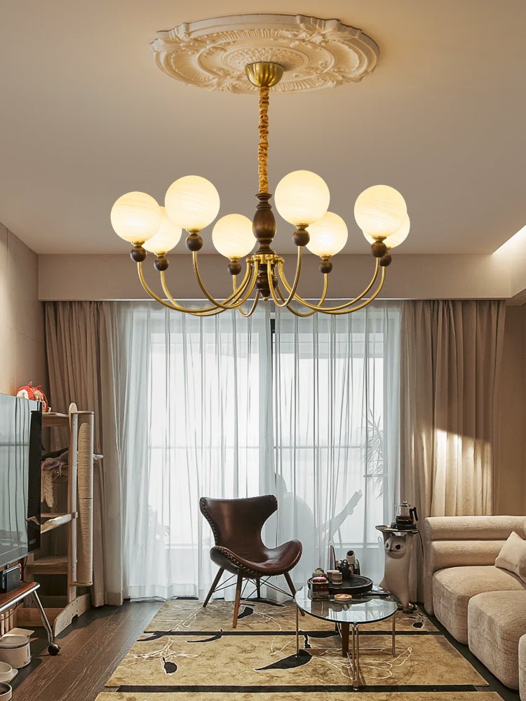 Syvineth Premium-Holz-Kronleuchter-Letslighting