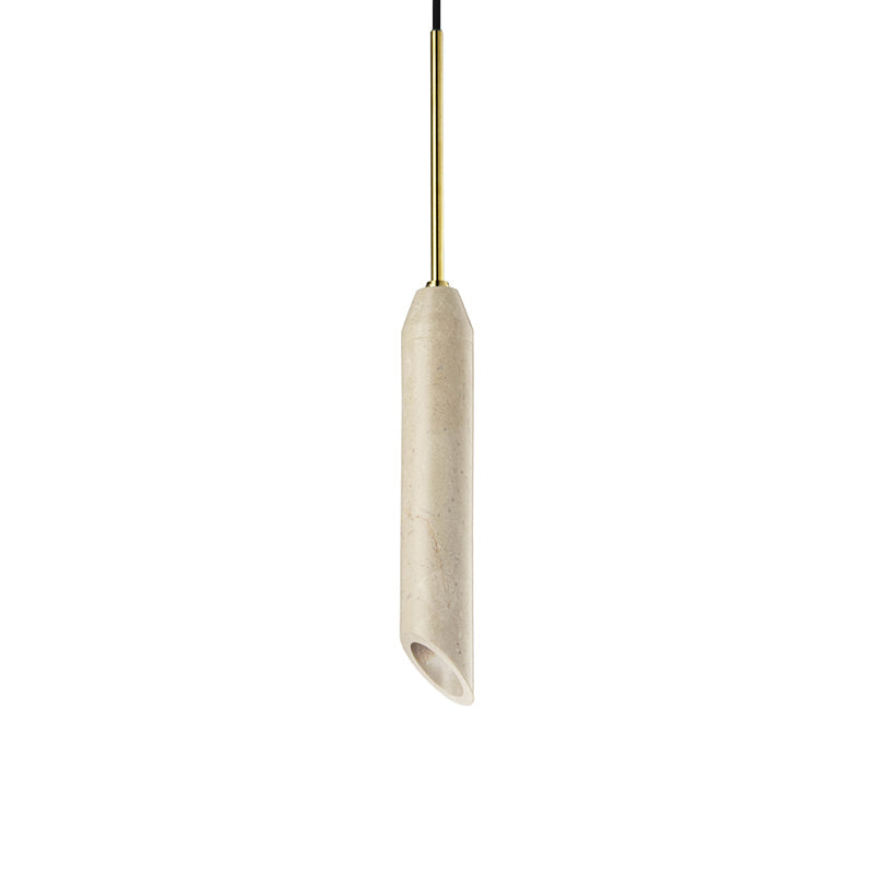 Arise Modern Minimalist Marble Travertine Pendant Lamp - Letslighting