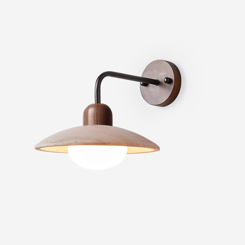Winel Vintage-Wandleuchte aus Travertin