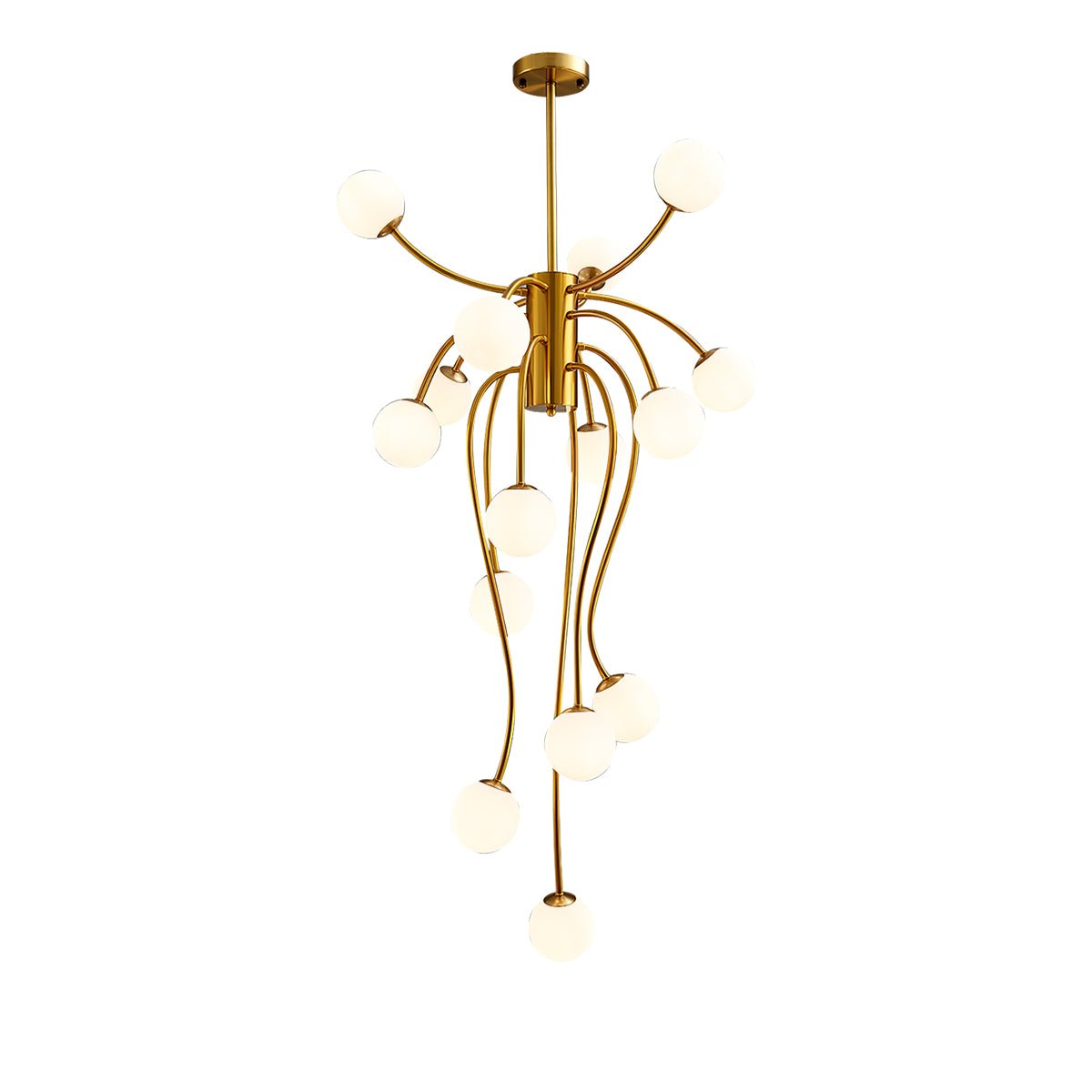 Astralyn Messing-Kugel-Kronleuchter-Letslighting