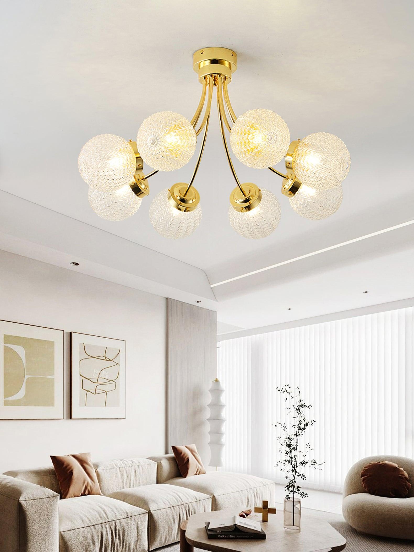 Gloriare Elegante Vintage-Deckenleuchte aus Glas-Letslighting