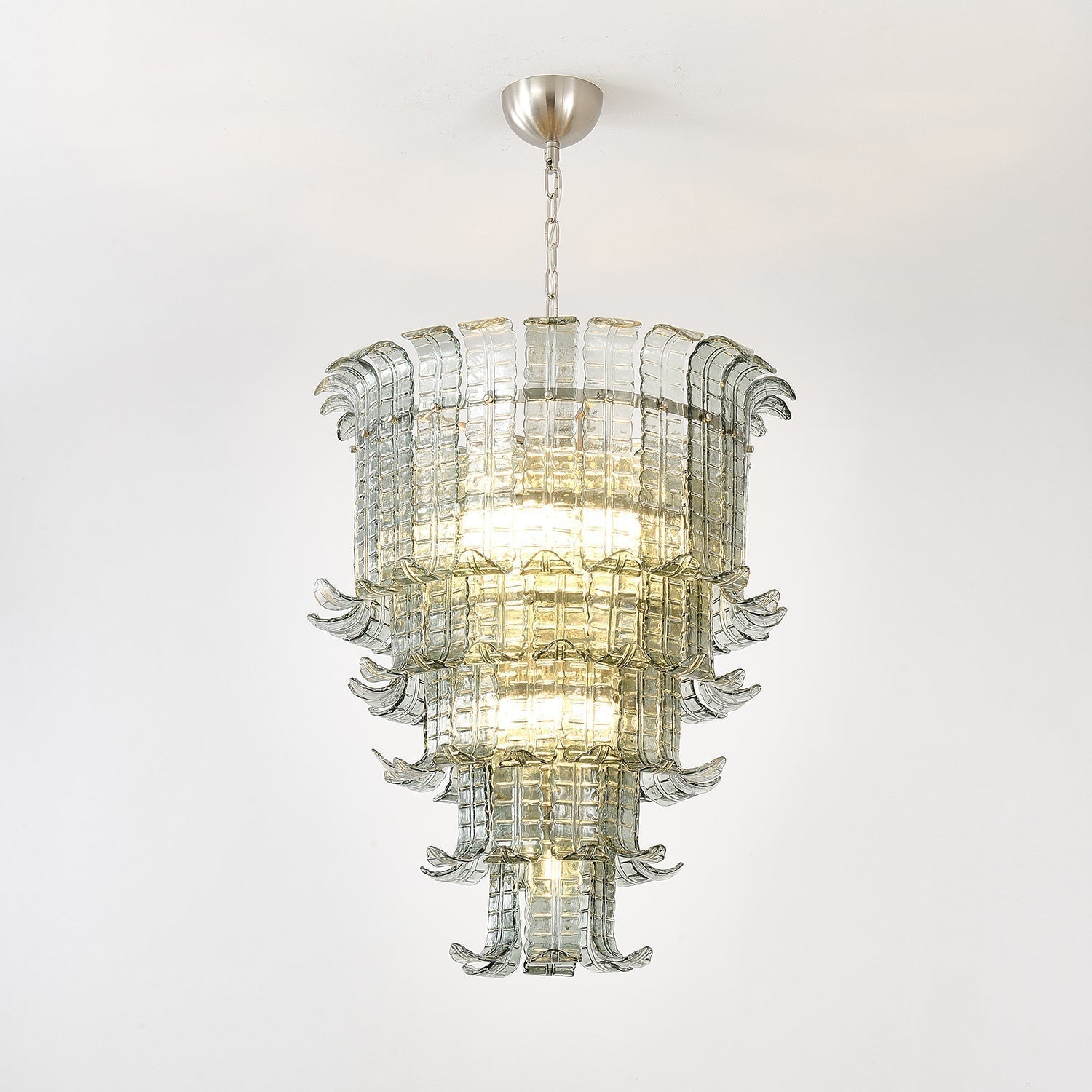 Aurora Chandelier Cascade Murano Glass Tiered Vintage - Neutralighting