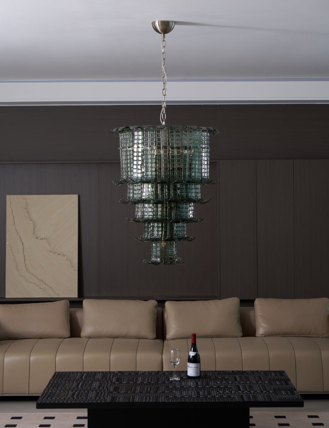 Aurora Chandelier Cascade Murano Glass Tiered Vintage - Neutralighting