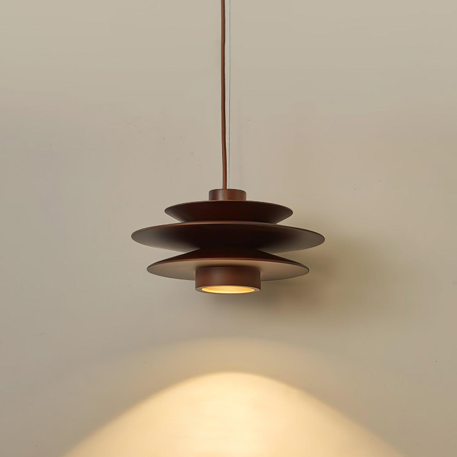 Eldora Holz Retro Pendelleuchte-Letslighting