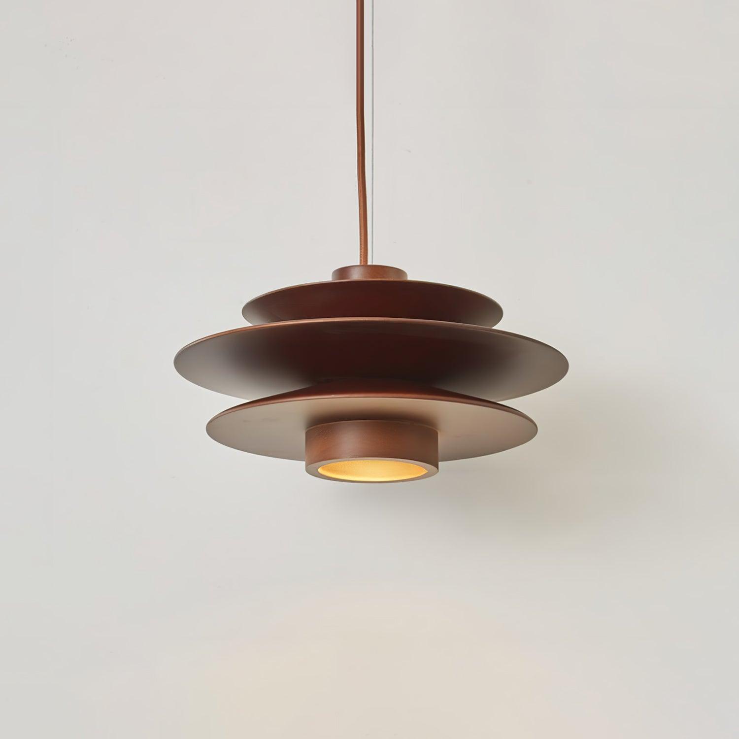 Eldora Holz Retro Pendelleuchte-Letslighting