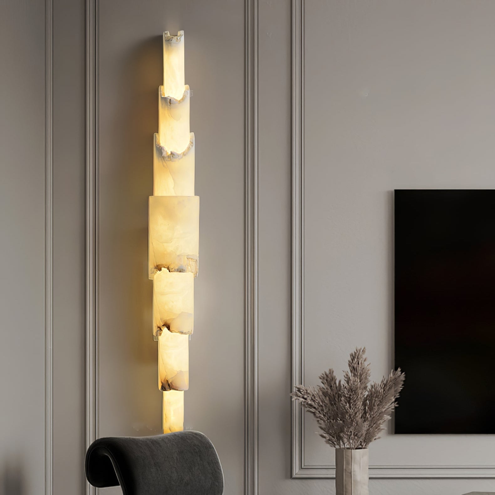 Elara Multi-layer Alabaster Wall Light - Neutralighting