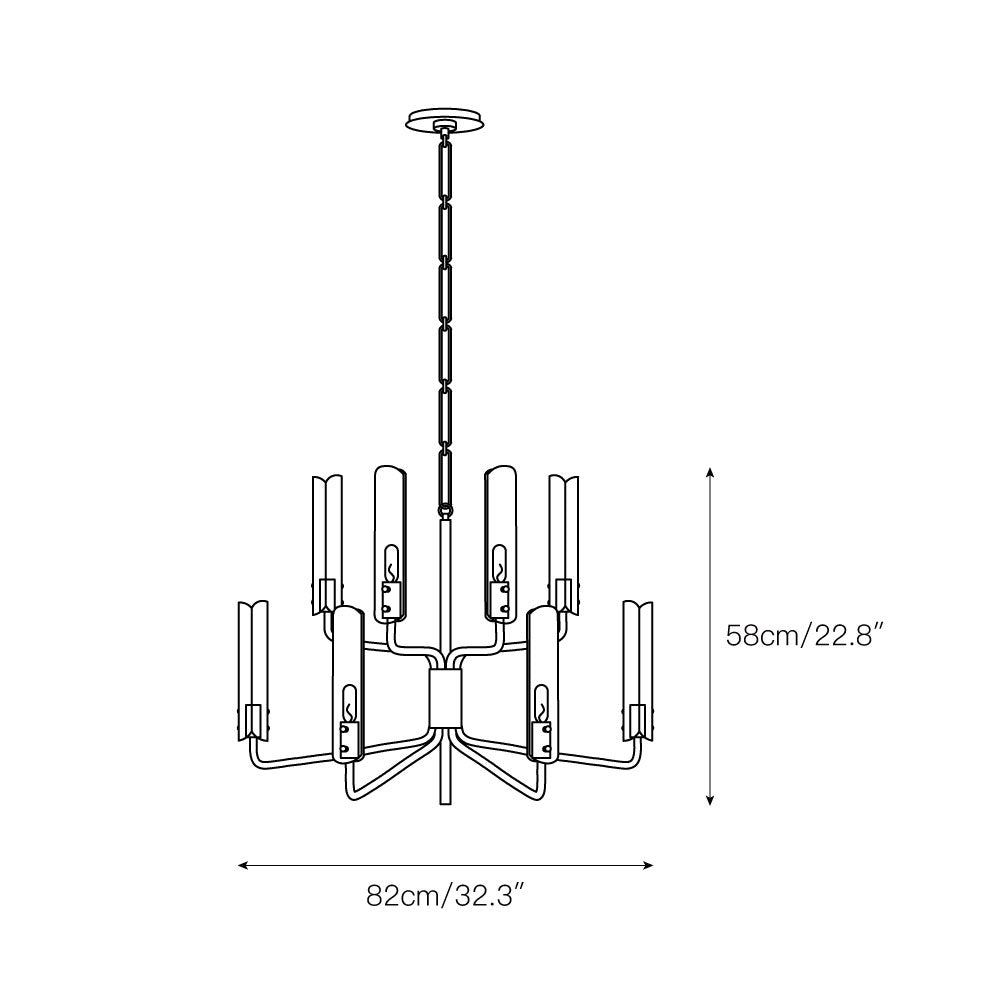 Cetalan Traditioneller Glas Kronleuchter-Letslighting