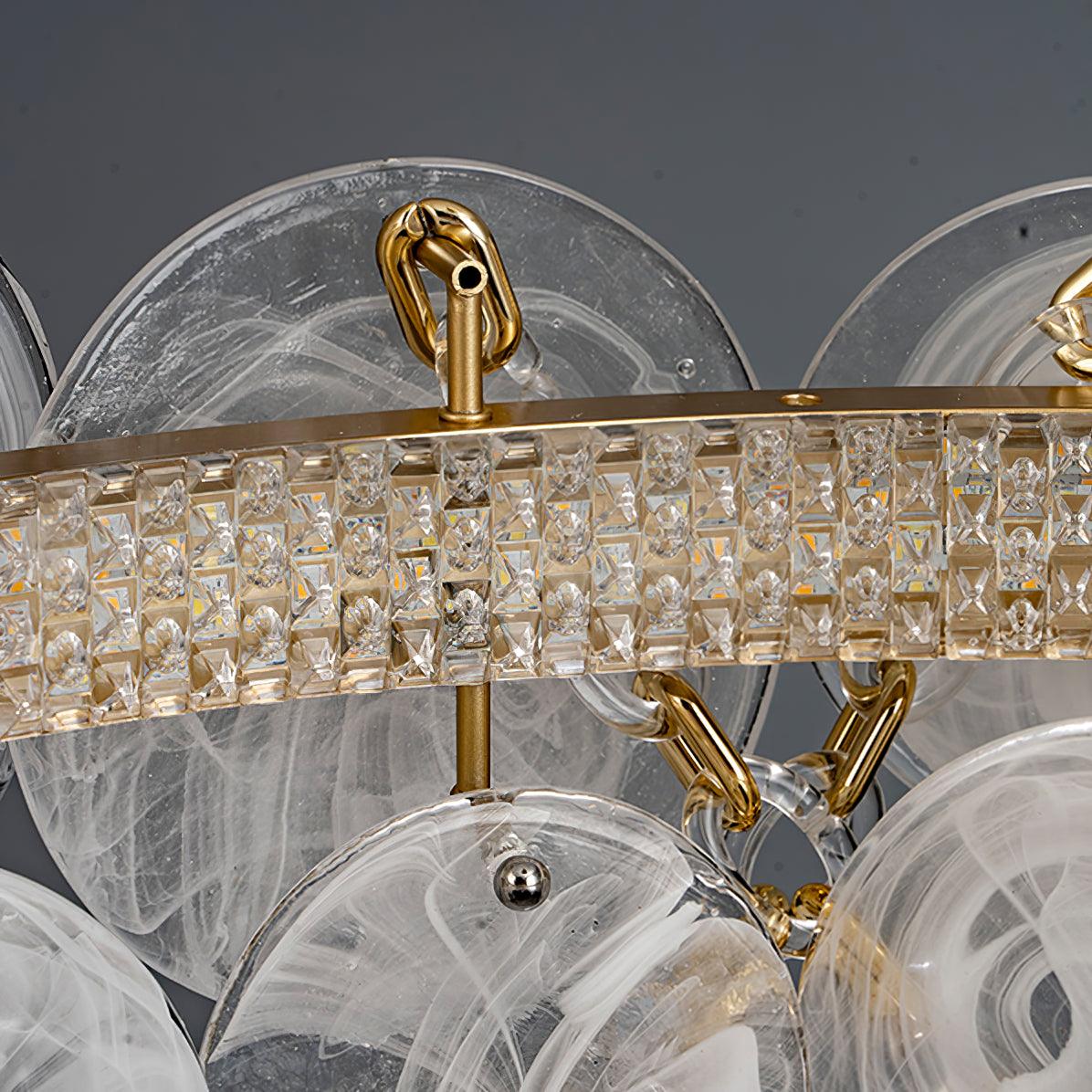 Ruby Luxus-Glas-Kronleuchter-Letslighting
