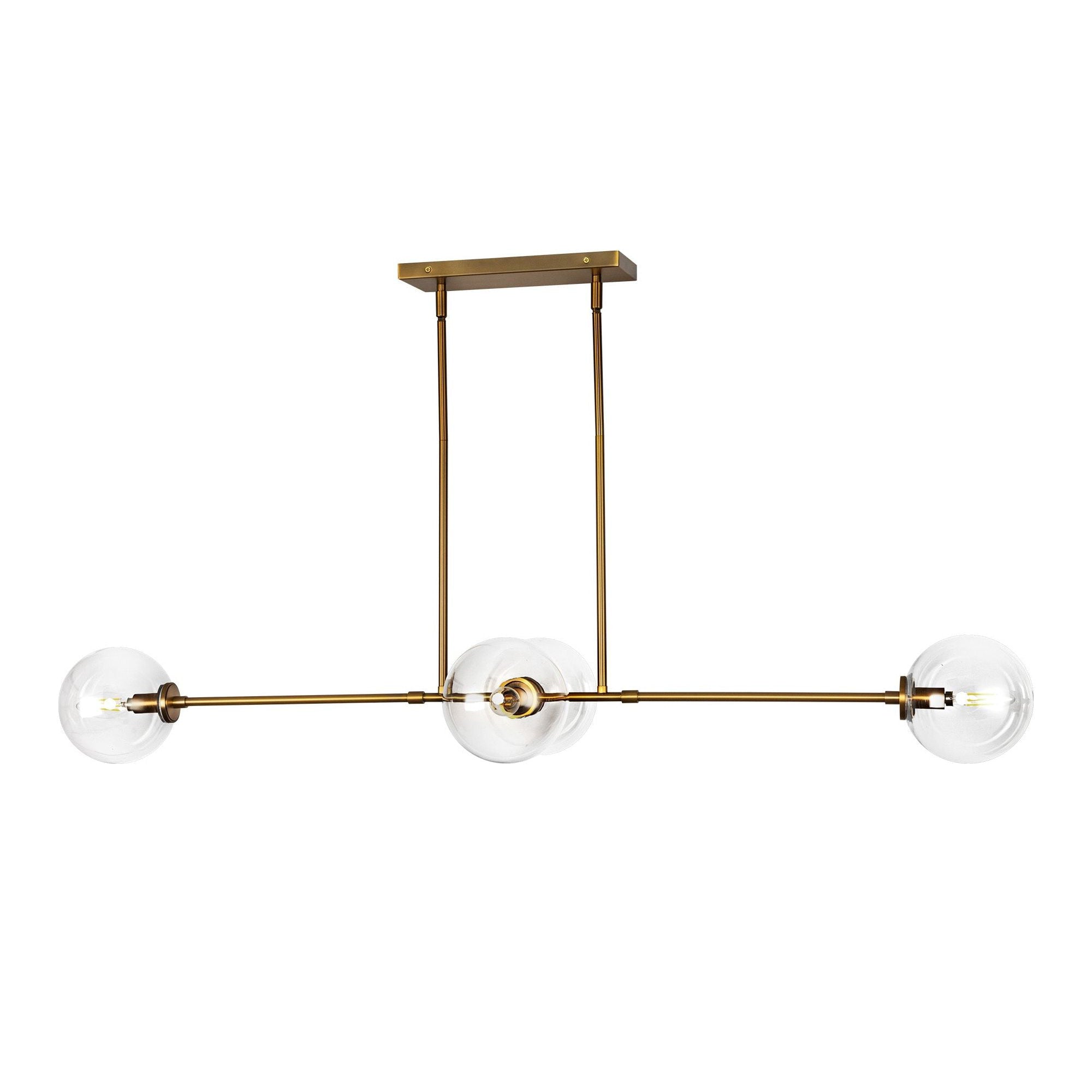 Glint Linear Mid-Century Glas Pendelleuchte-Letslighting