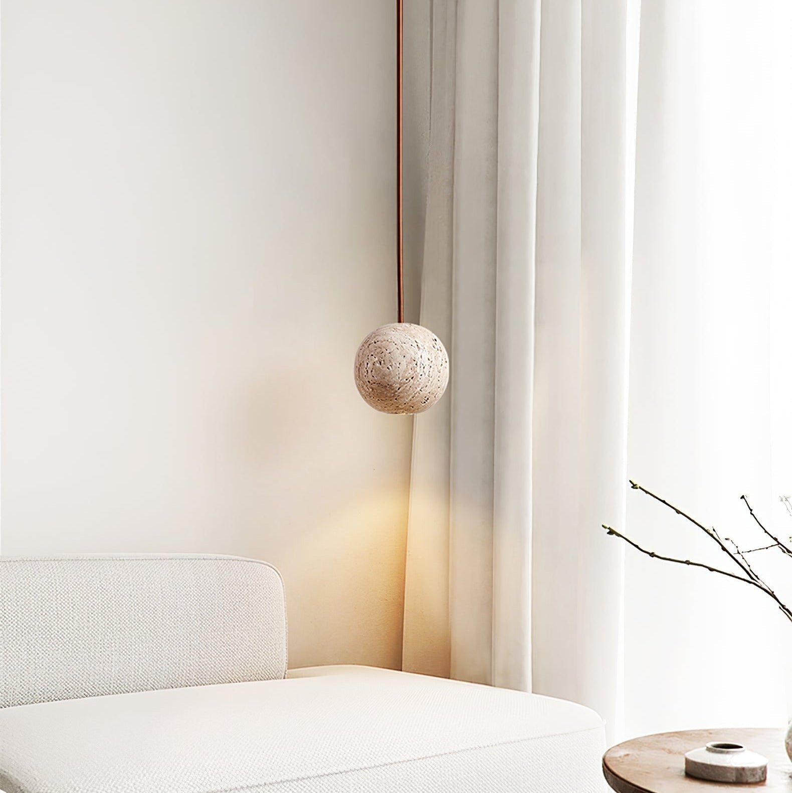 Trio Travertine Pendant Light - Neutralighting